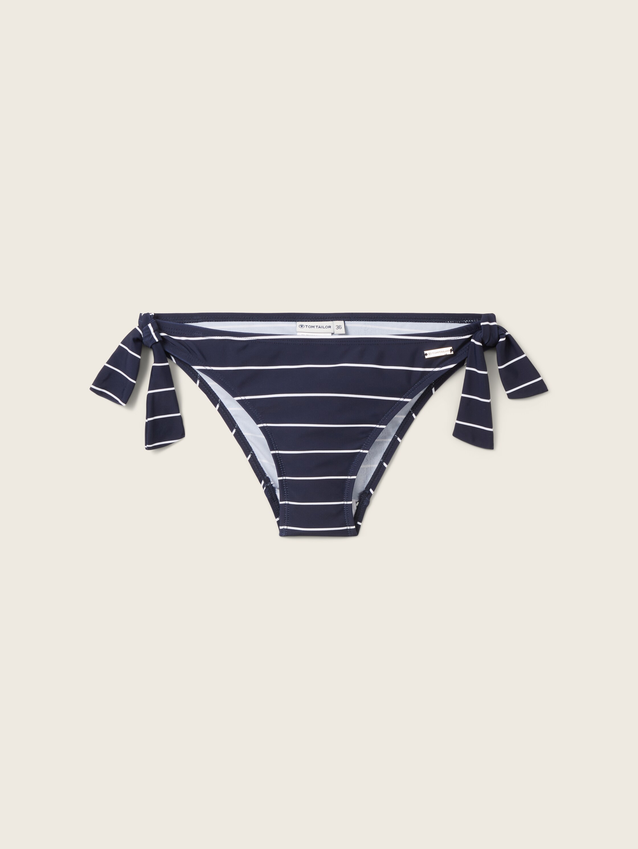 Gestreifter Bikini-Slip - 4