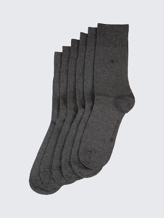 Socken im 6er-Pack von Men, anthracite melange
