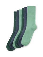 Ausgewählt, Socken im 6er-Pack von Tom Tailor, blau