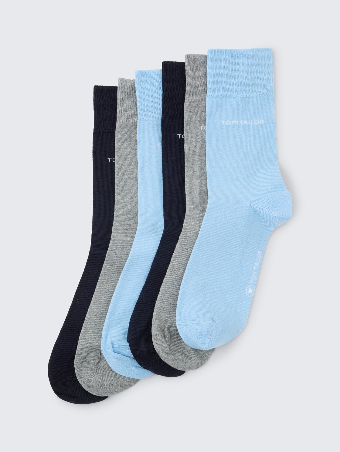 Socken im 6er-Pack - dark navy - seitliche Produkt-Ansicht