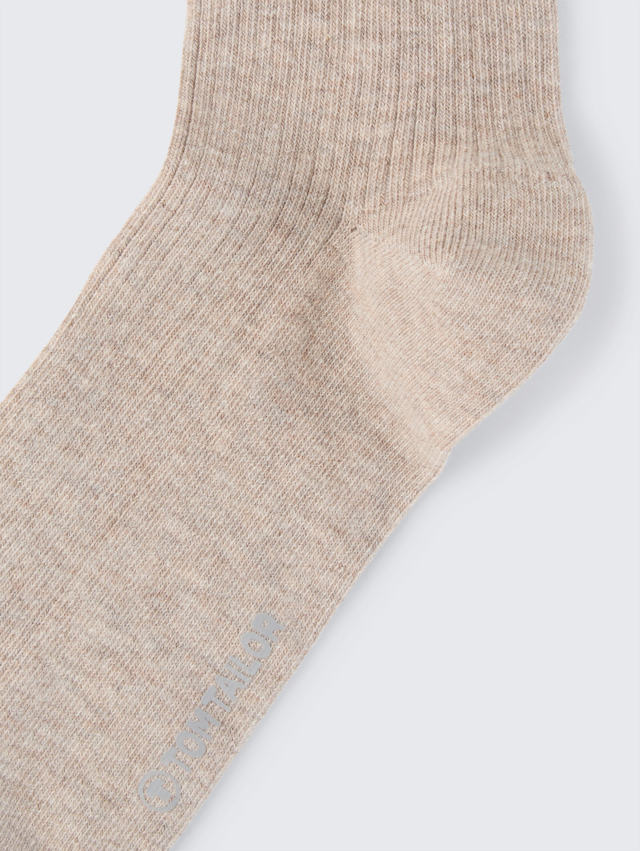 Socks in a twin pack - beige - 