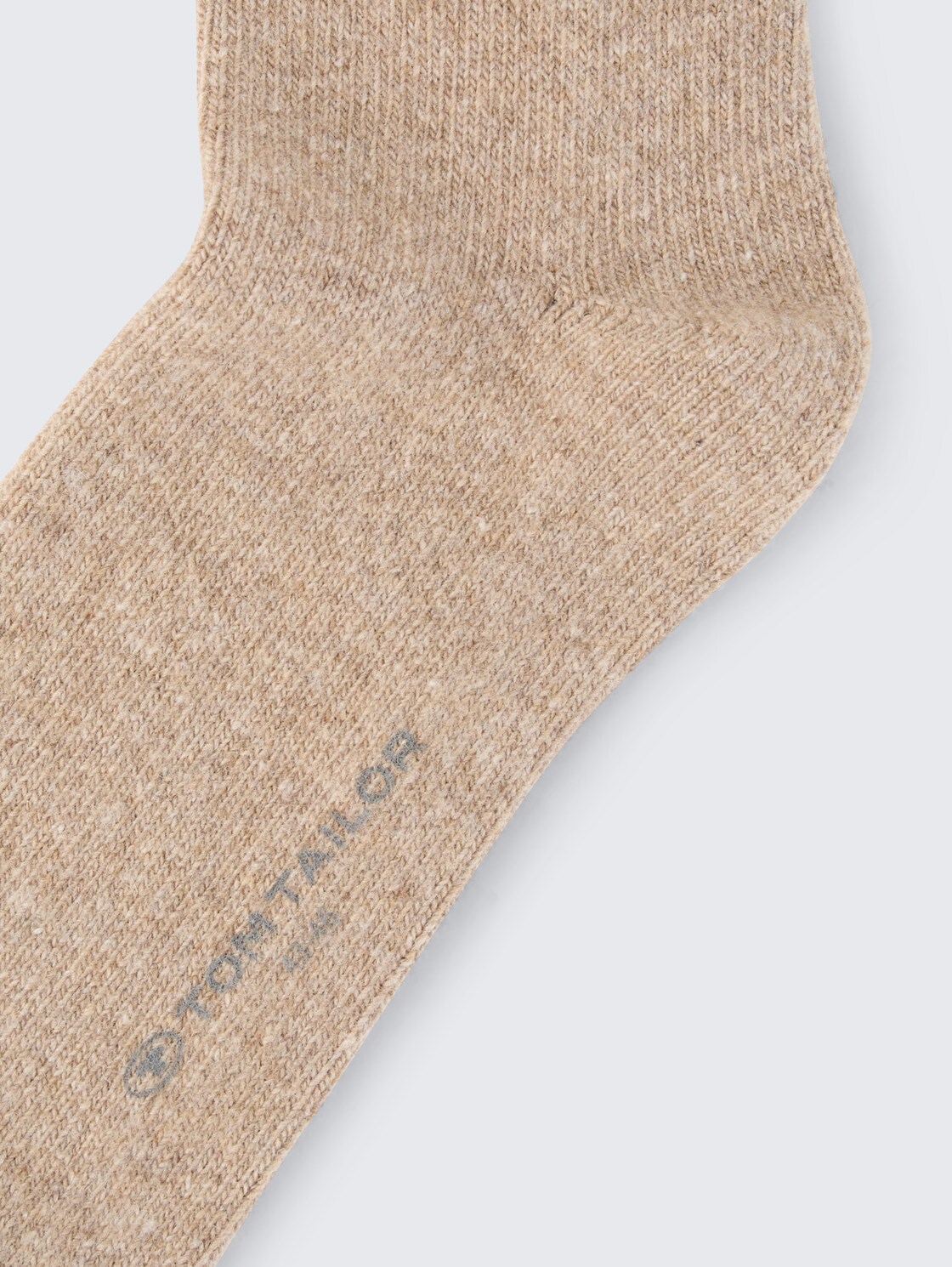 Socken mit Kaschmir-Anteil - stone - Produkt-Detail-Ansicht