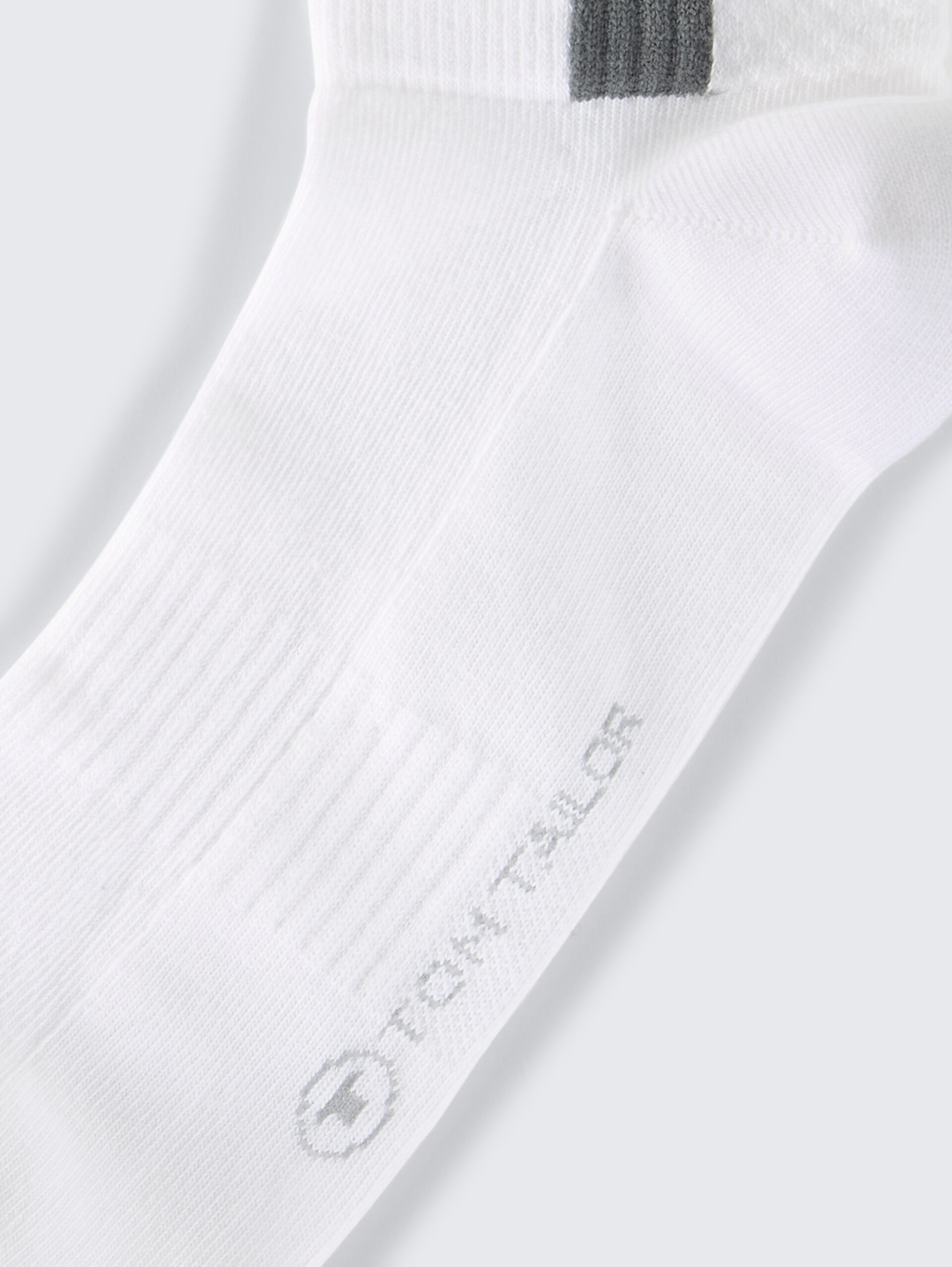 Lot de 6 paires de chaussettes pour baskets - light grey melange - Vue détaillée du produit