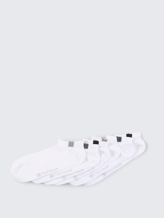 Socks in a 6-pack by Men, light grey melange