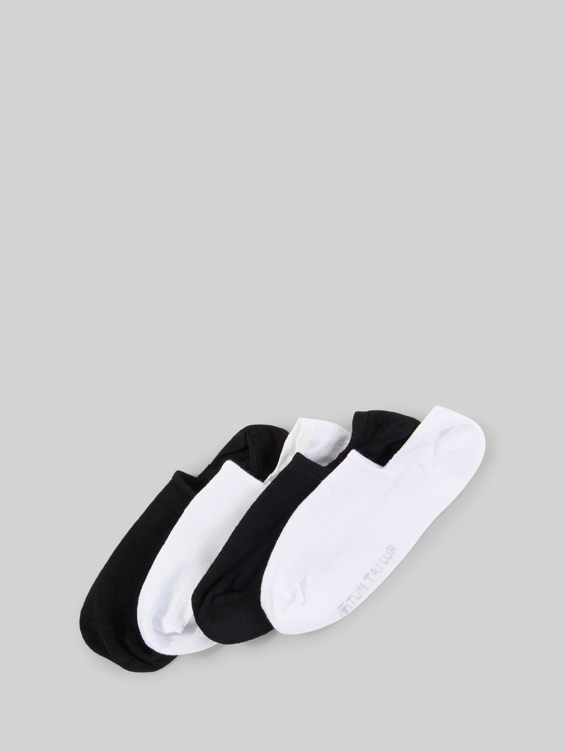 Footies in a pack of 4 - black - side product view