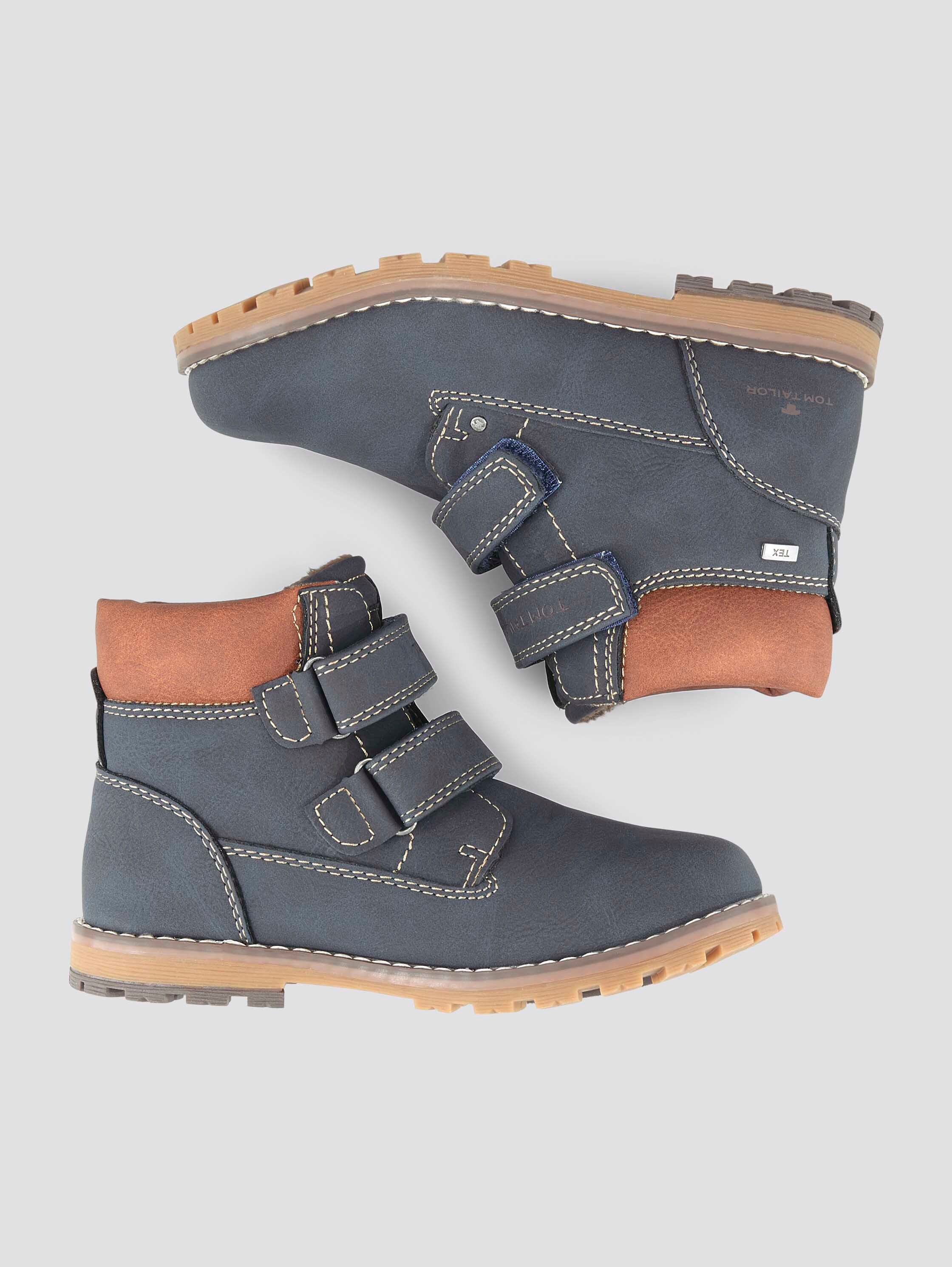Boots mit Klettverschluss - navy