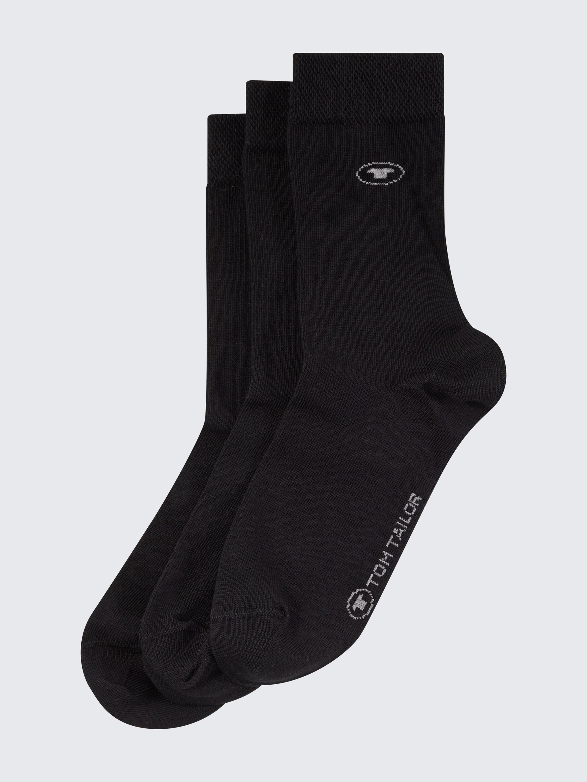 Socken im 3er-Pack - black - seitliche Produkt-Ansicht