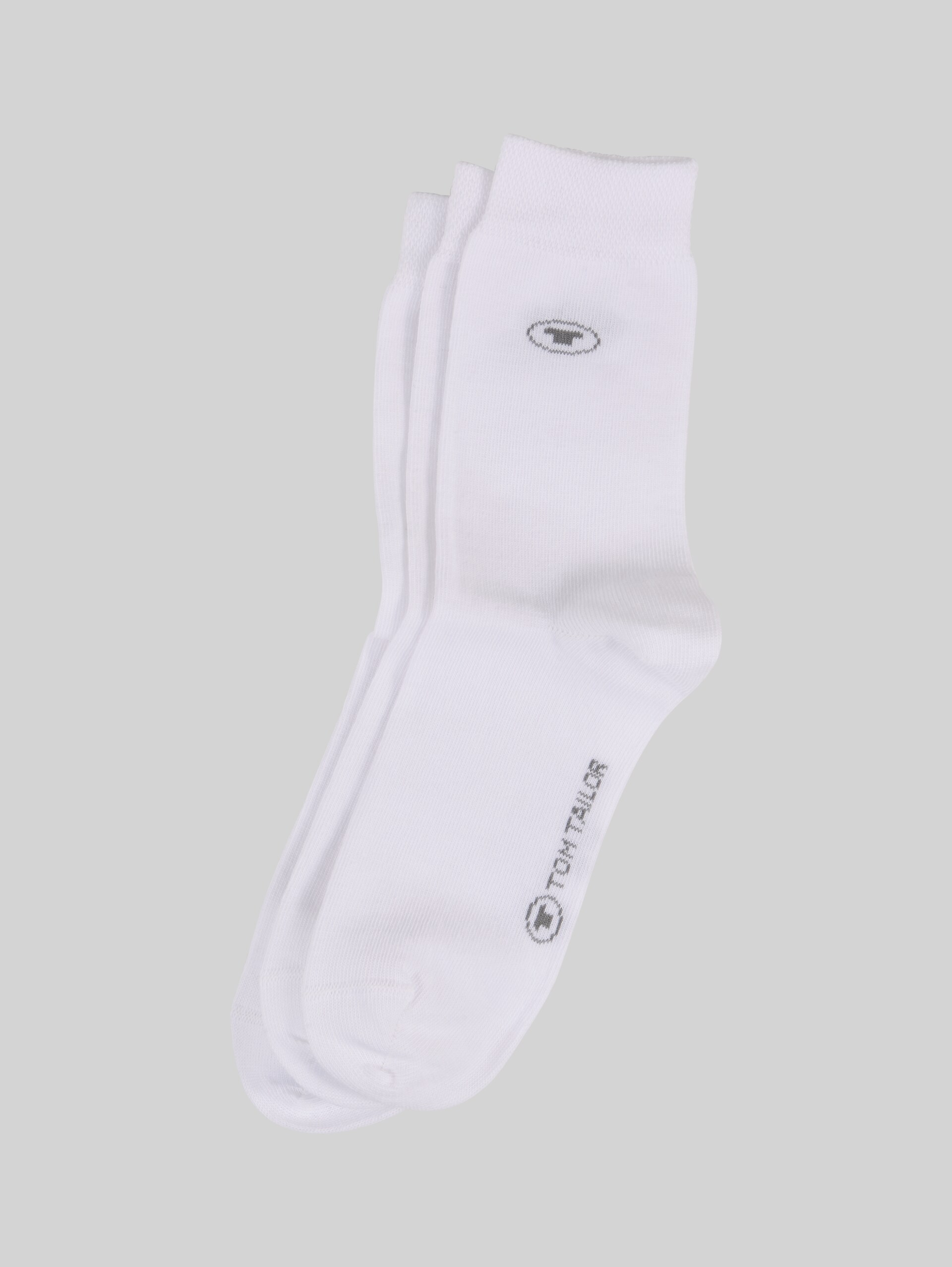 Socks in a set of 3 - white - side product view