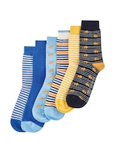 Ausgewählt, Socken im 5er-Pack von Tom Tailor, blau