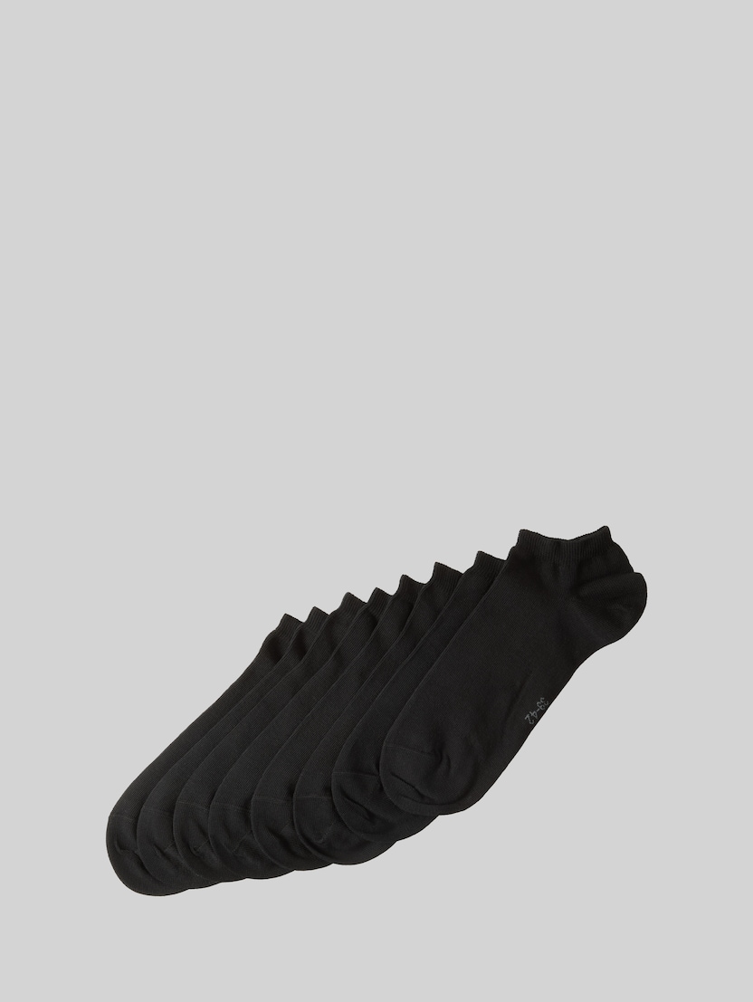 Sneakersocken im 8er-Pack von Unisex, black