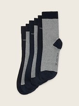 Lot de six paires de chaussettes basiques - dark navy - vue latérale du produit