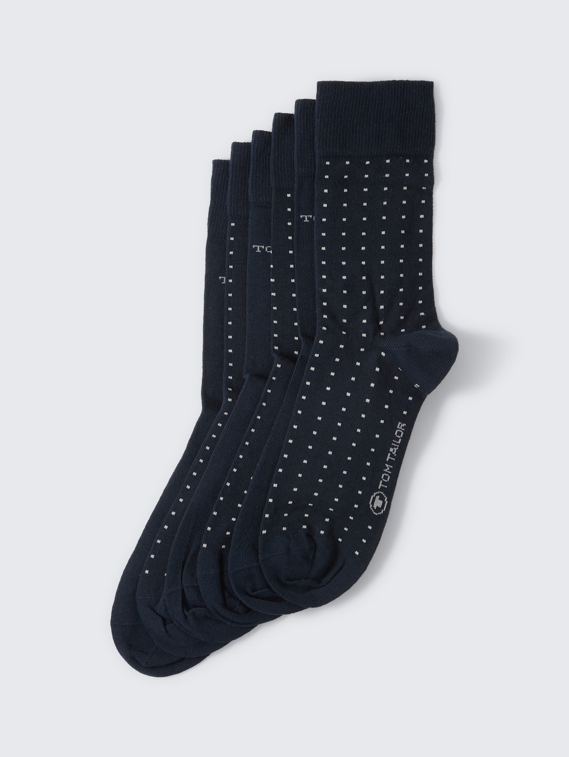 Socken im 6er-Pack - dark navy - seitliche Produkt-Ansicht