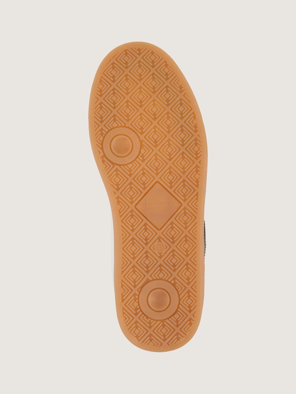 Sneaker mit Colour-Blocking - white-black - Produkt-Ansicht Sohle