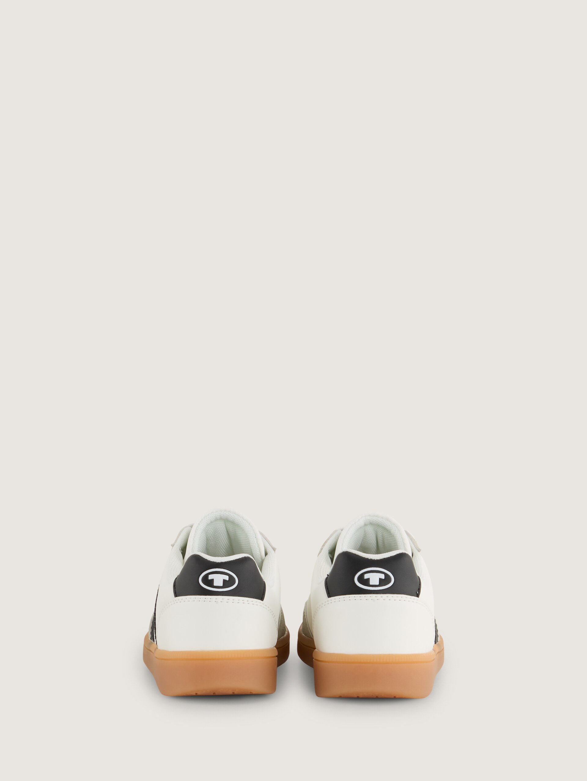 Sneakers met colourblocking - white-black - Achteraanzicht product