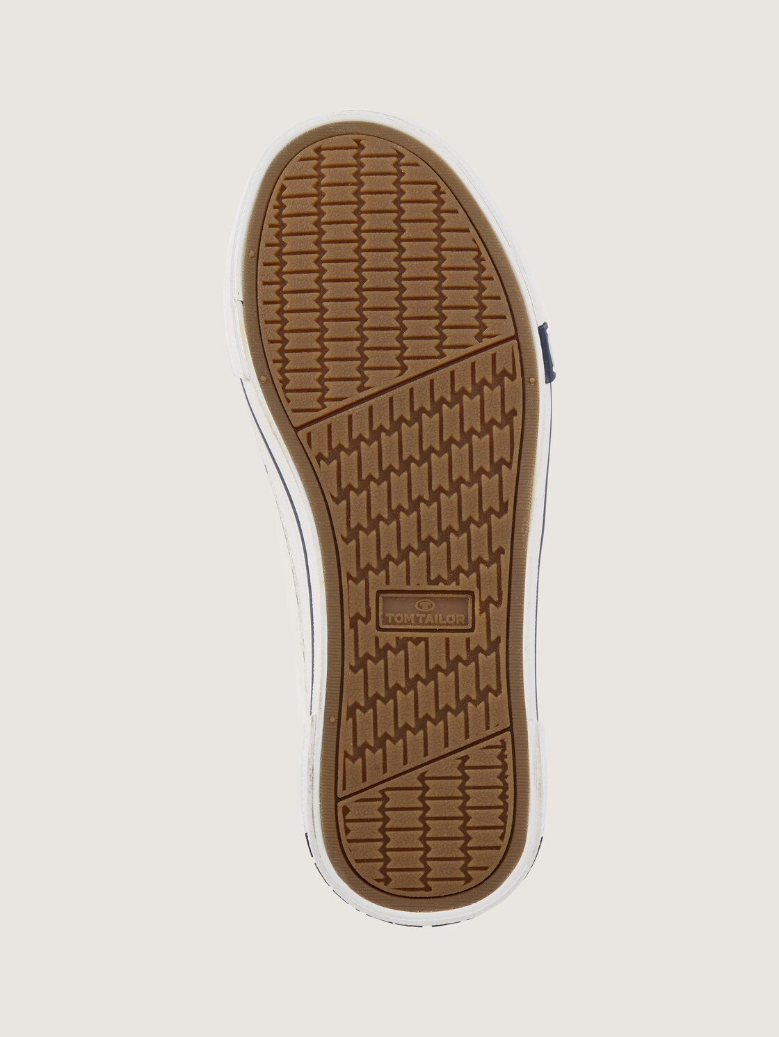 Sneaker mit dekorativem seitlichem Reißverschluss - white - Produkt-Ansicht Sohle