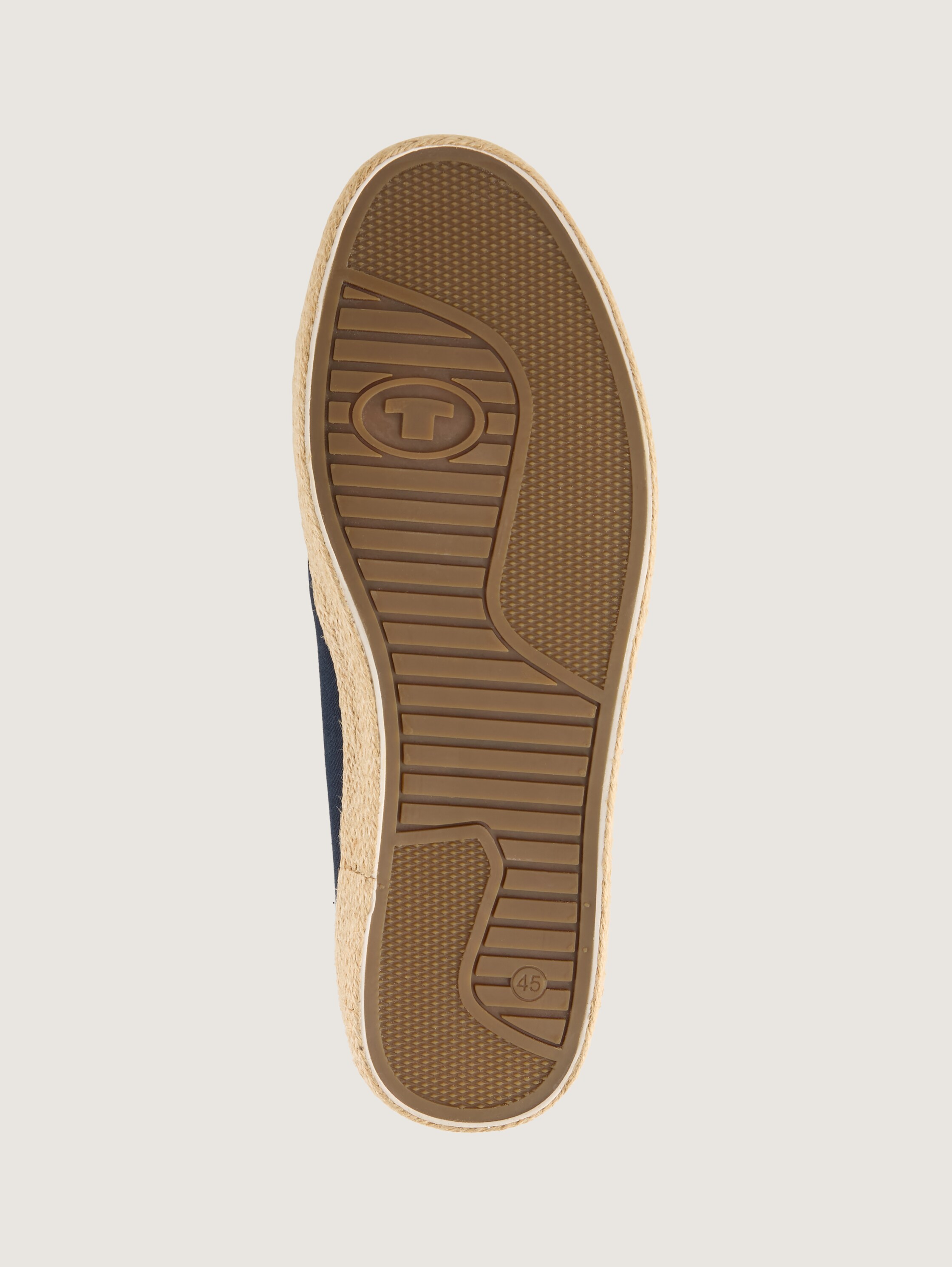 Schnürschuhe mit Bastsohle - navy - 