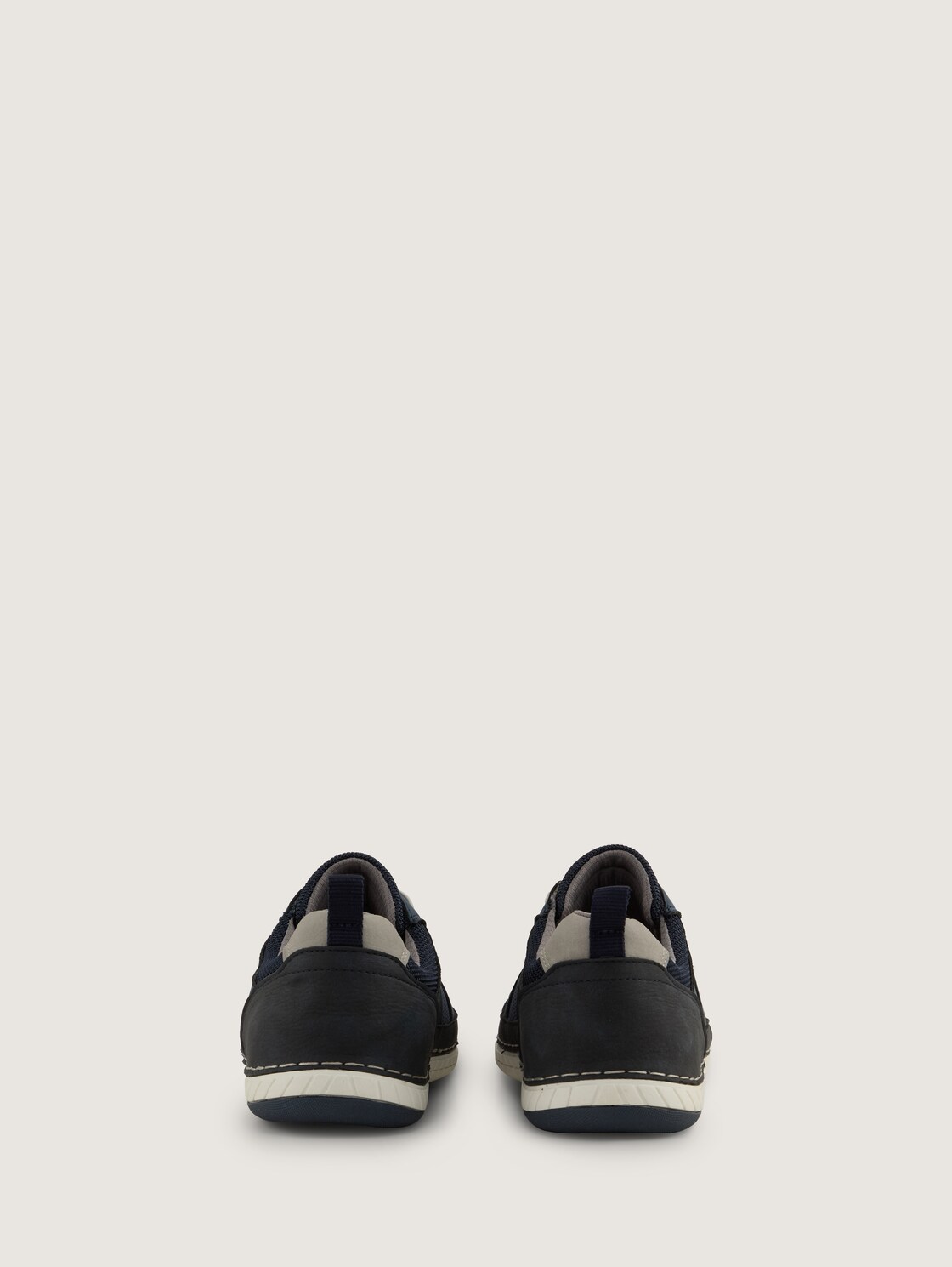 Sneaker mit Mesh-Einsatz - jeans - Produkt-Rückansicht