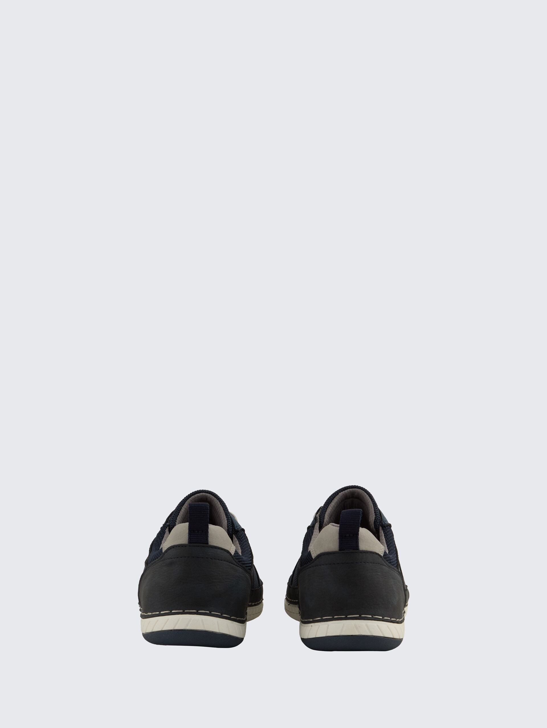 Sneaker mit Mesh-Einsatz - jeans - Produkt-Rückansicht