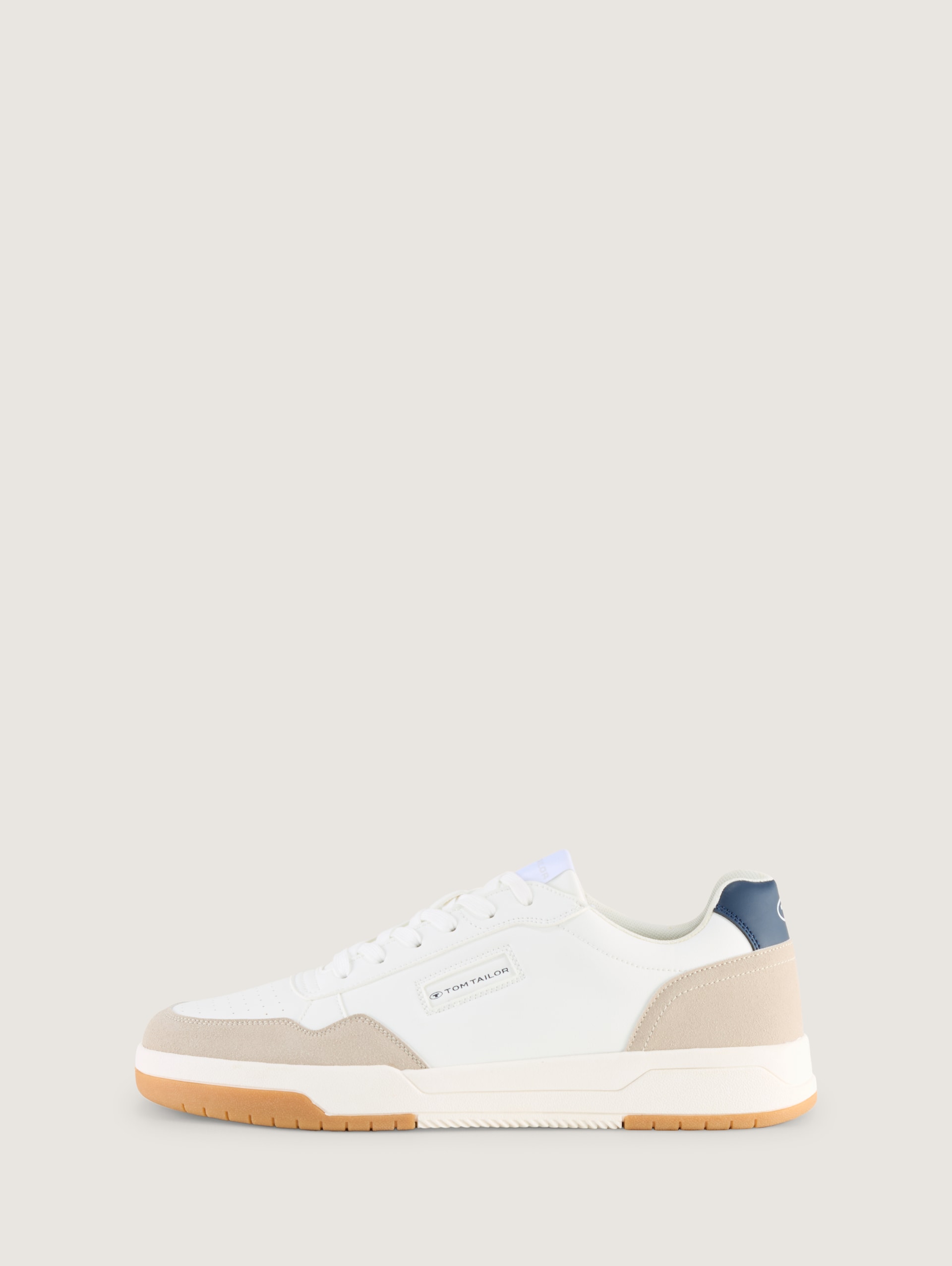 Sneakers met colourblocking - white-navy - zijaanzicht product