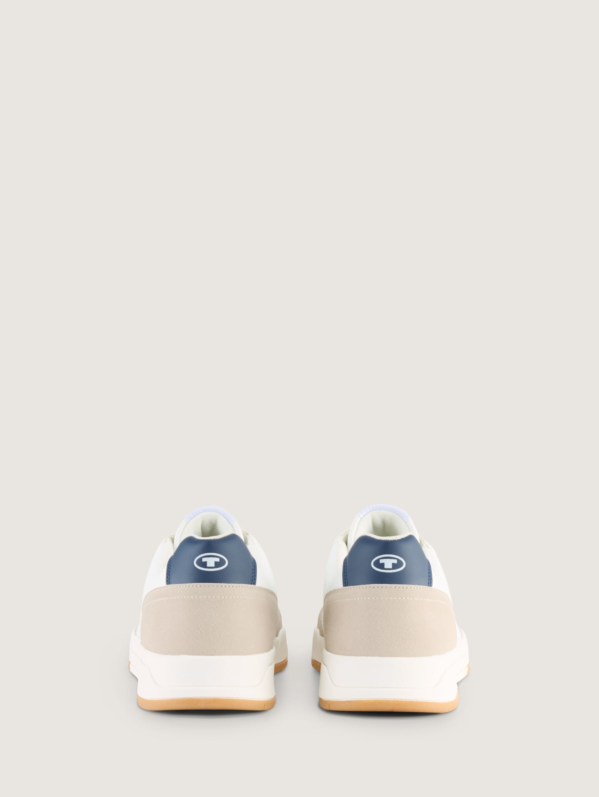 Sneakers met colourblocking - white-navy - Achteraanzicht product