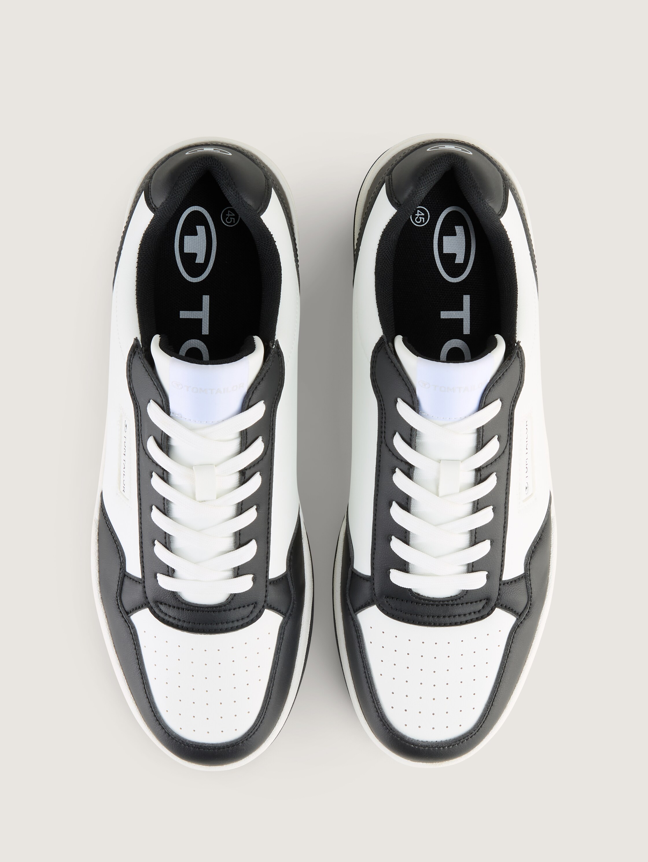 Sneaker mit Colour-Blocking - blackwhite - 