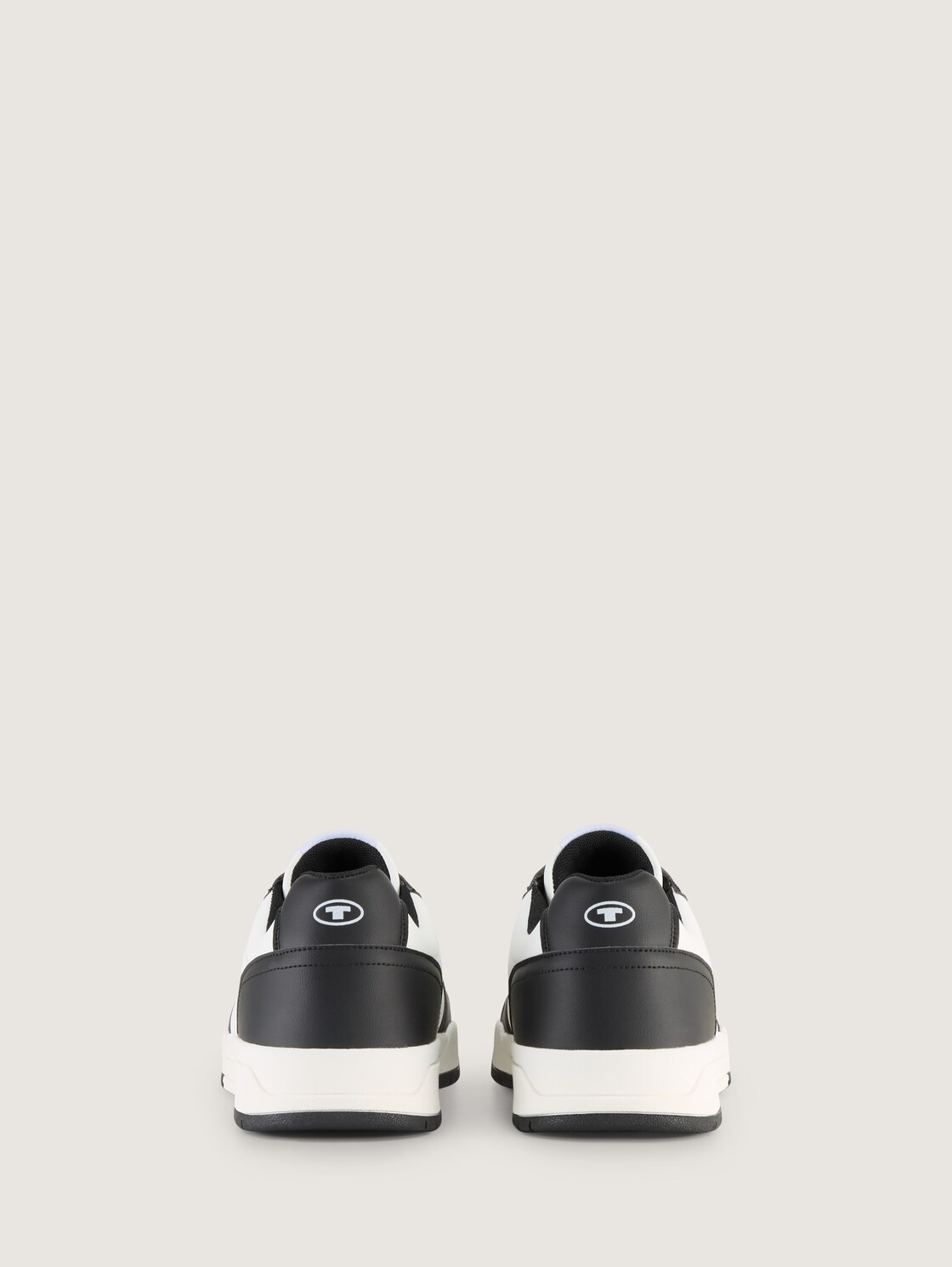 Sneaker mit Colour-Blocking - black-white - Produkt-Rückansicht