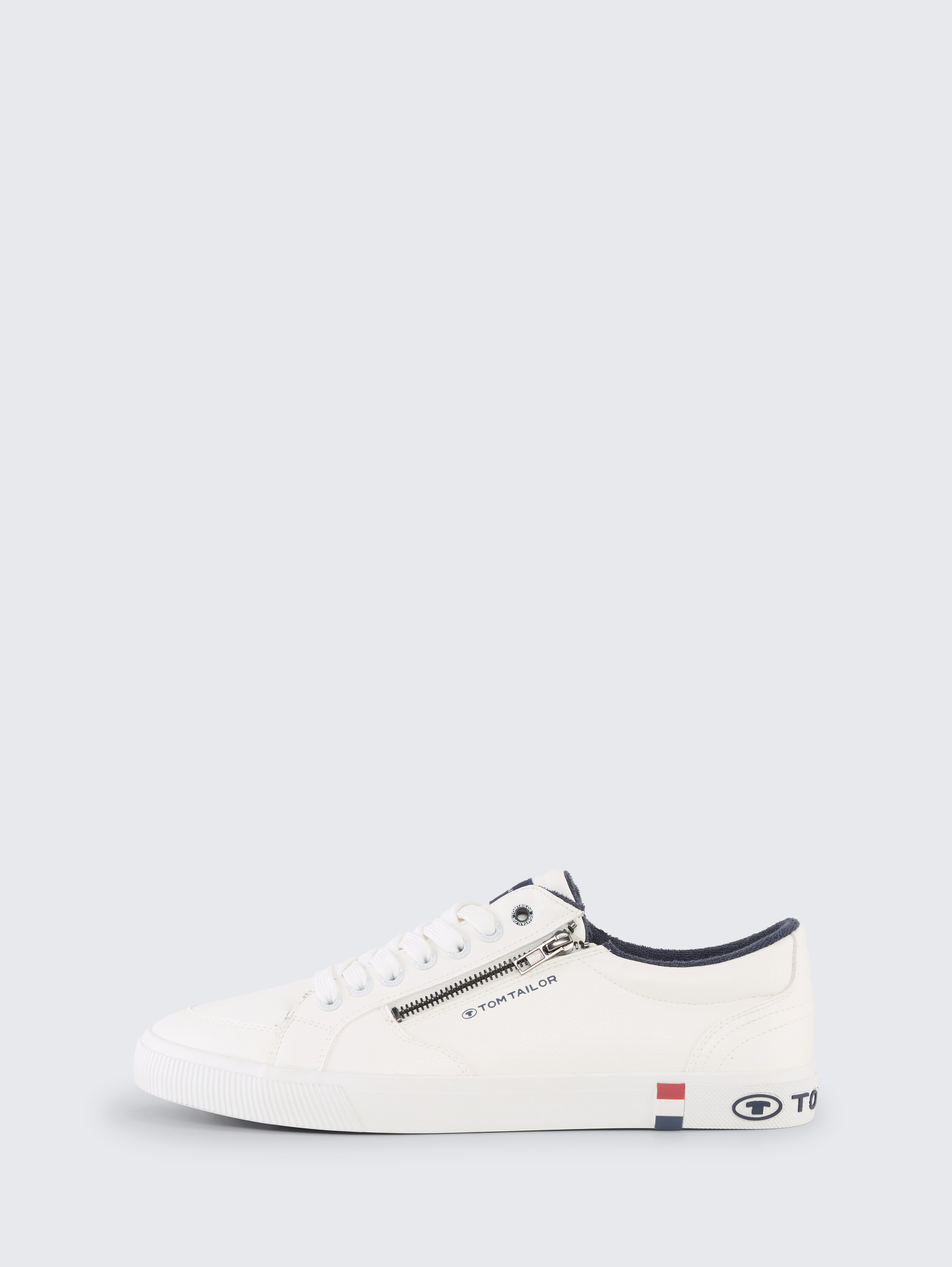 Sneakers with zipper detail - white - Product detail view