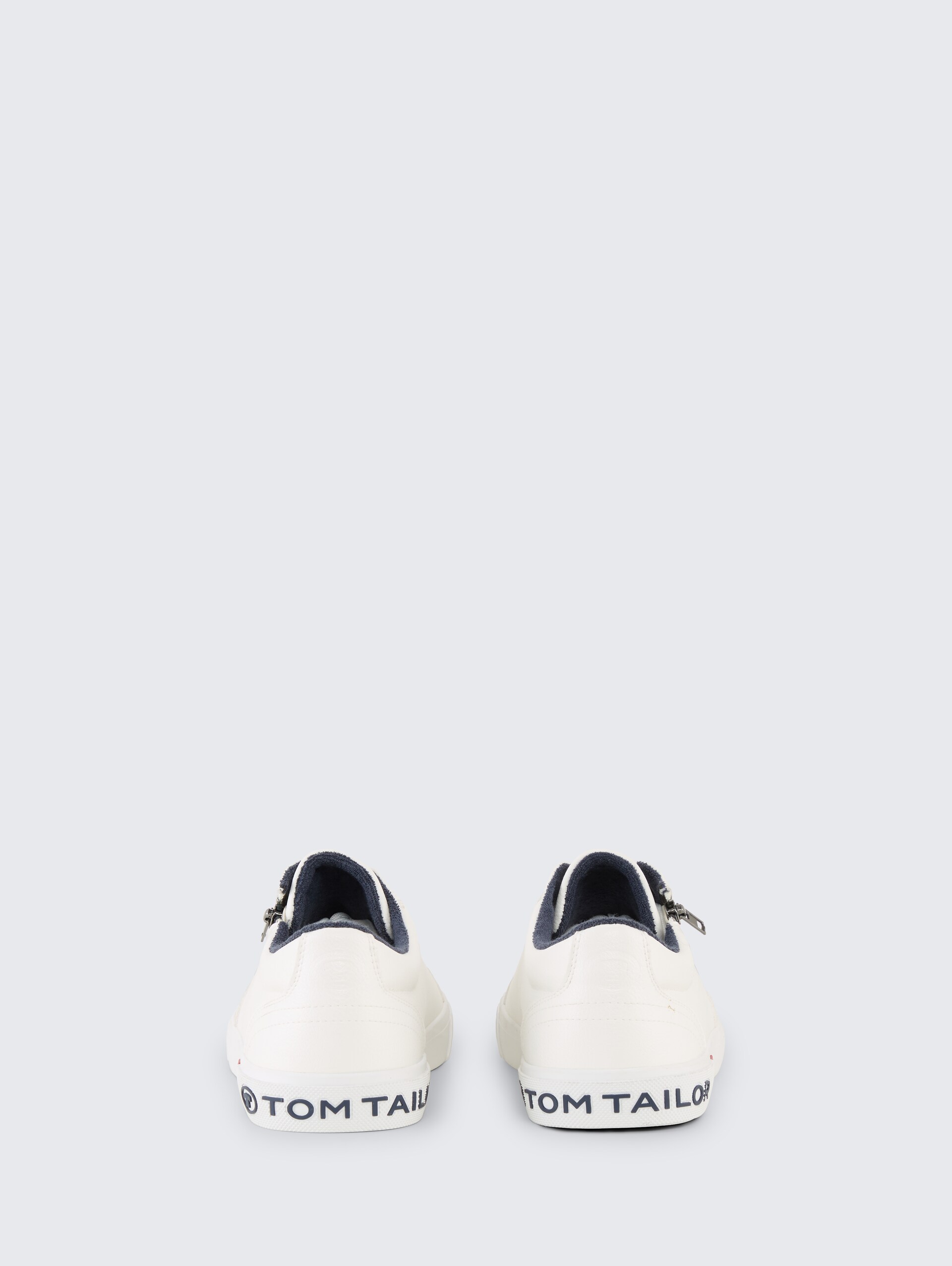 Sneaker mit Reißverschluss-Detail - white - Produkt-Rückansicht