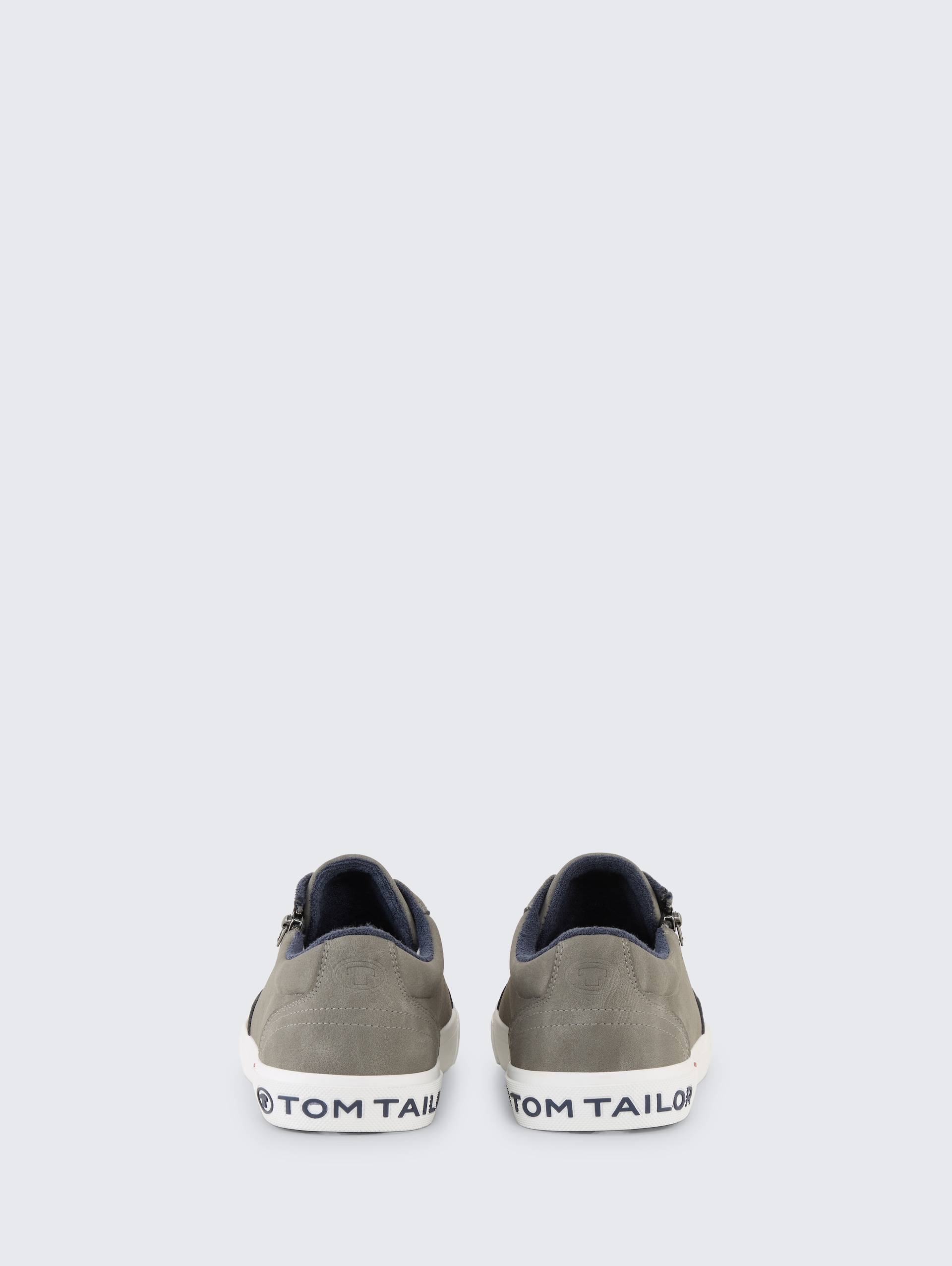 Sneaker mit Reißverschluss-Detail - grey - Produkt-Rückansicht