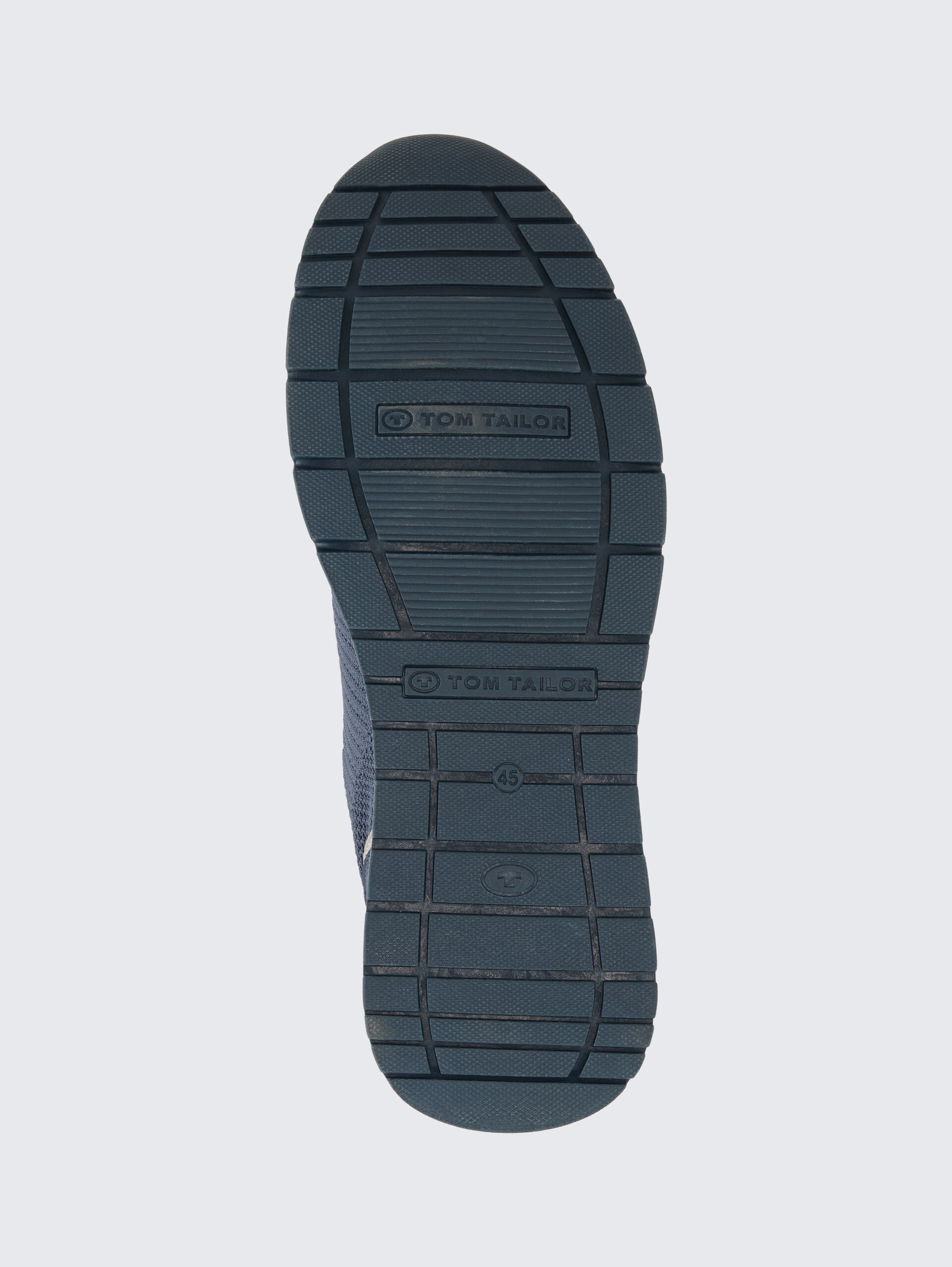 Sneaker im Knitted-Look - navy-ltgrey - Produkt-Ansicht Sohle