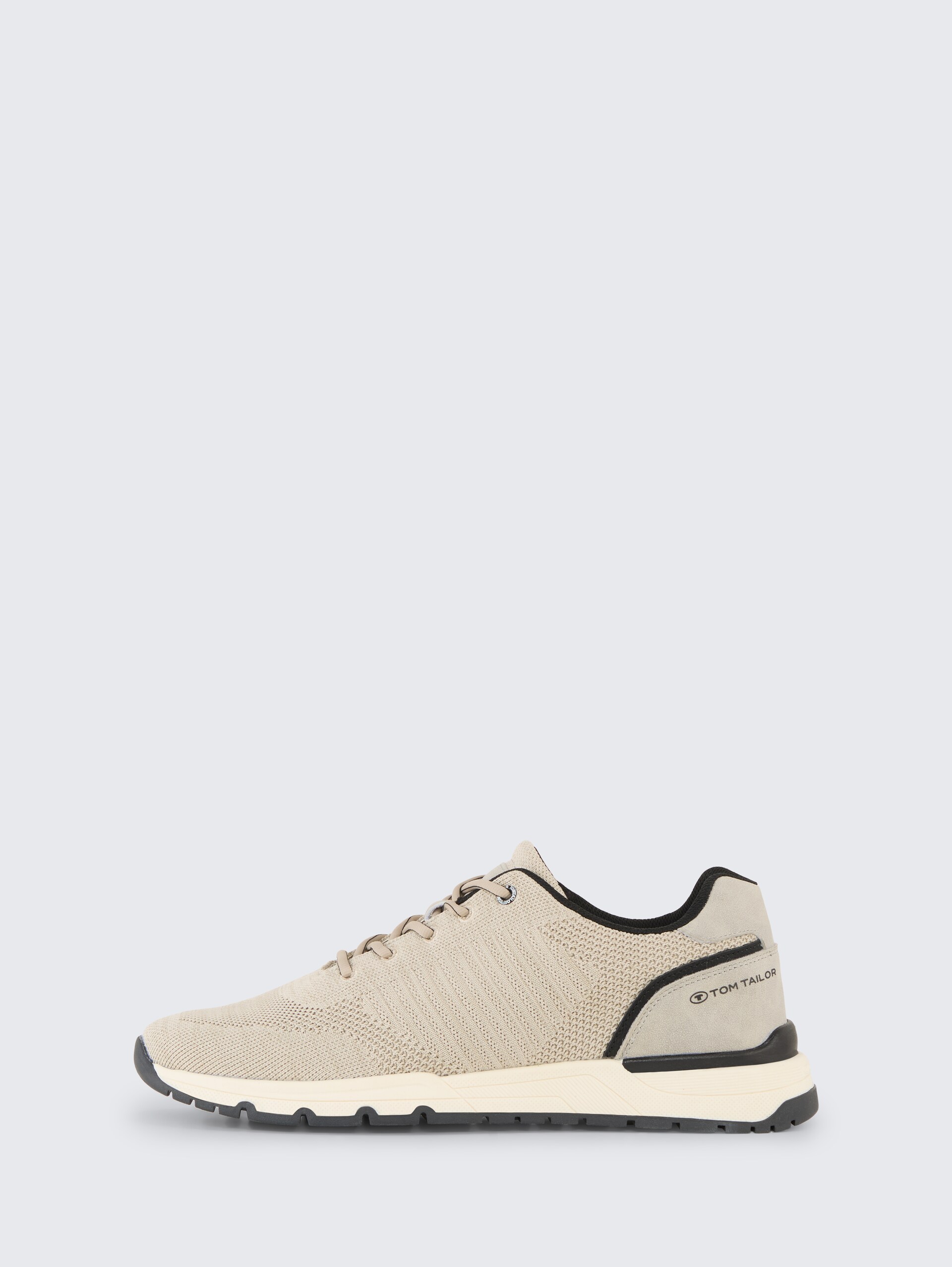 Sneaker im Knitted-Look - sand - seitliche Produkt-Ansicht