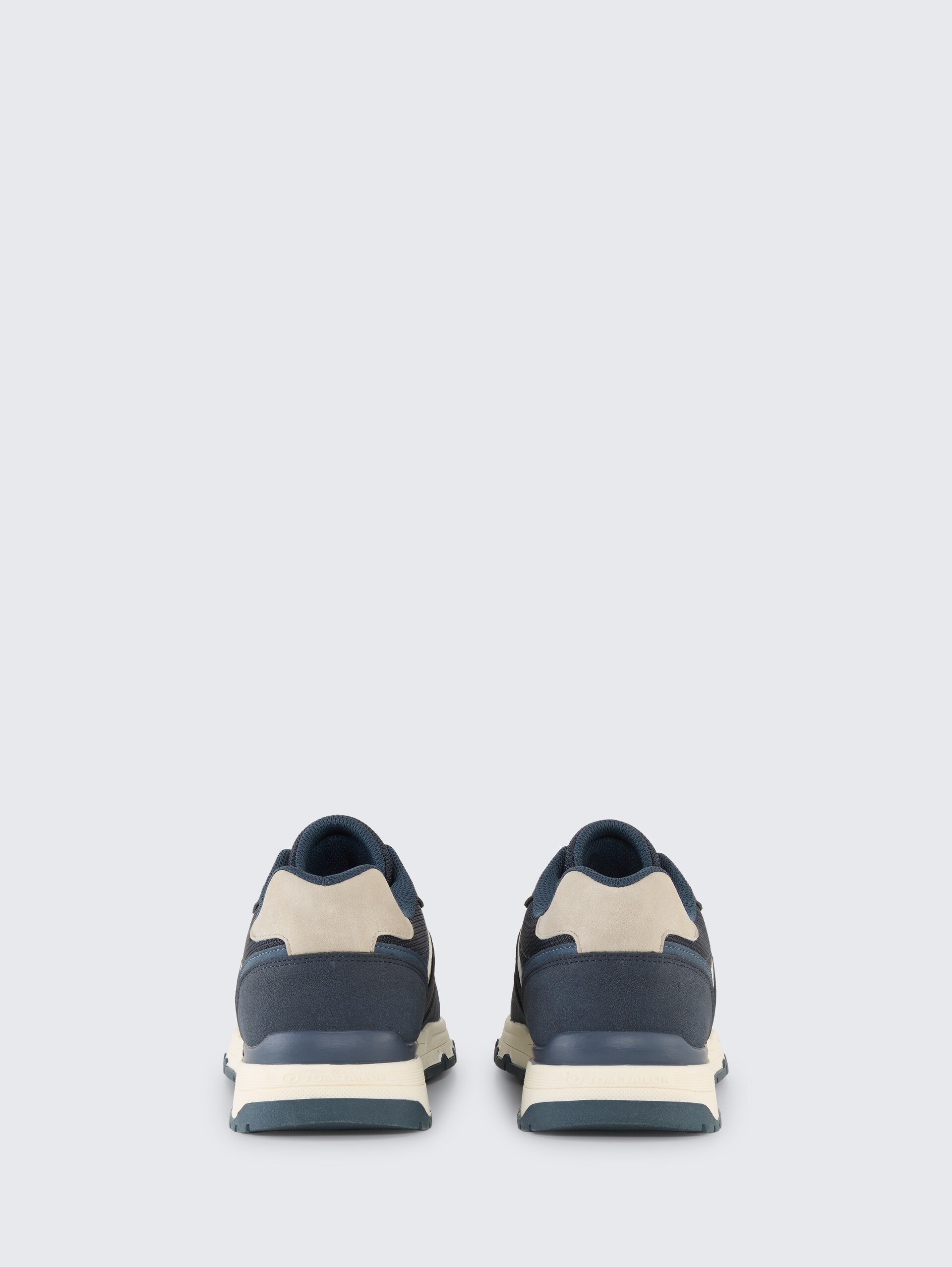 Sneaker mit Mesh-Einsatz - navy - Produkt-Rückansicht