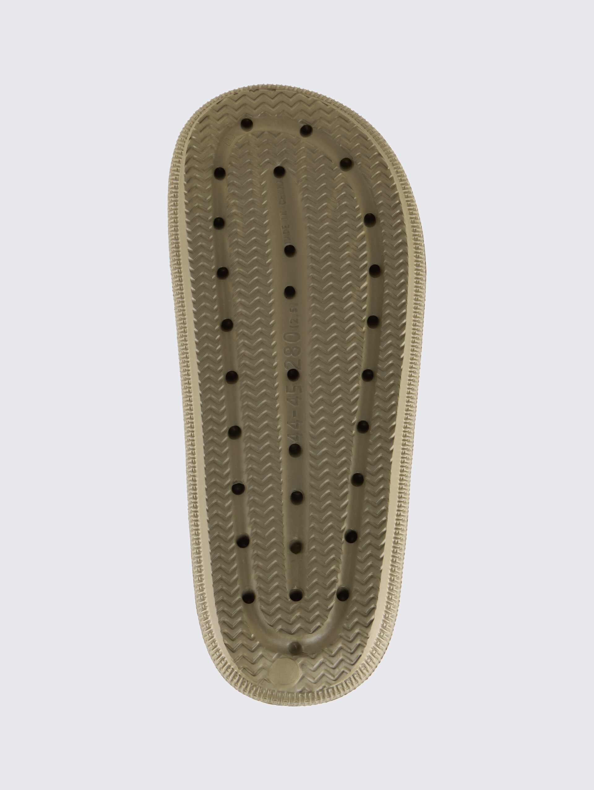 Slides mit Plateau - khaki - Produkt-Ansicht Sohle