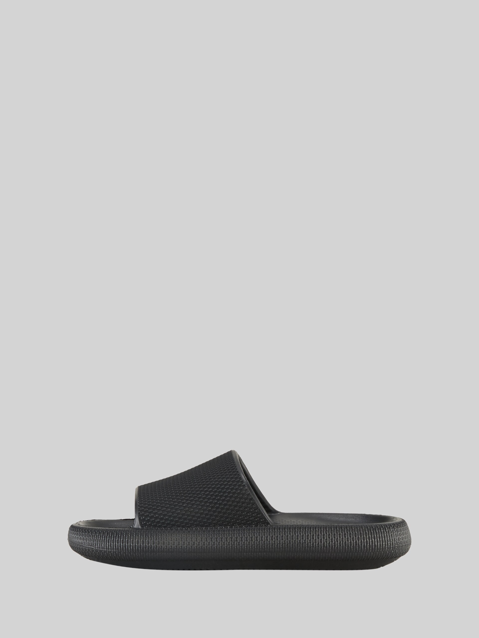 Slides with platform - black - Product detail view
