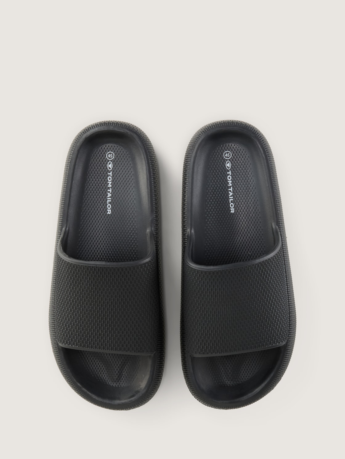 Slides mit Plateau - black - Produkt-Ansicht von oben 