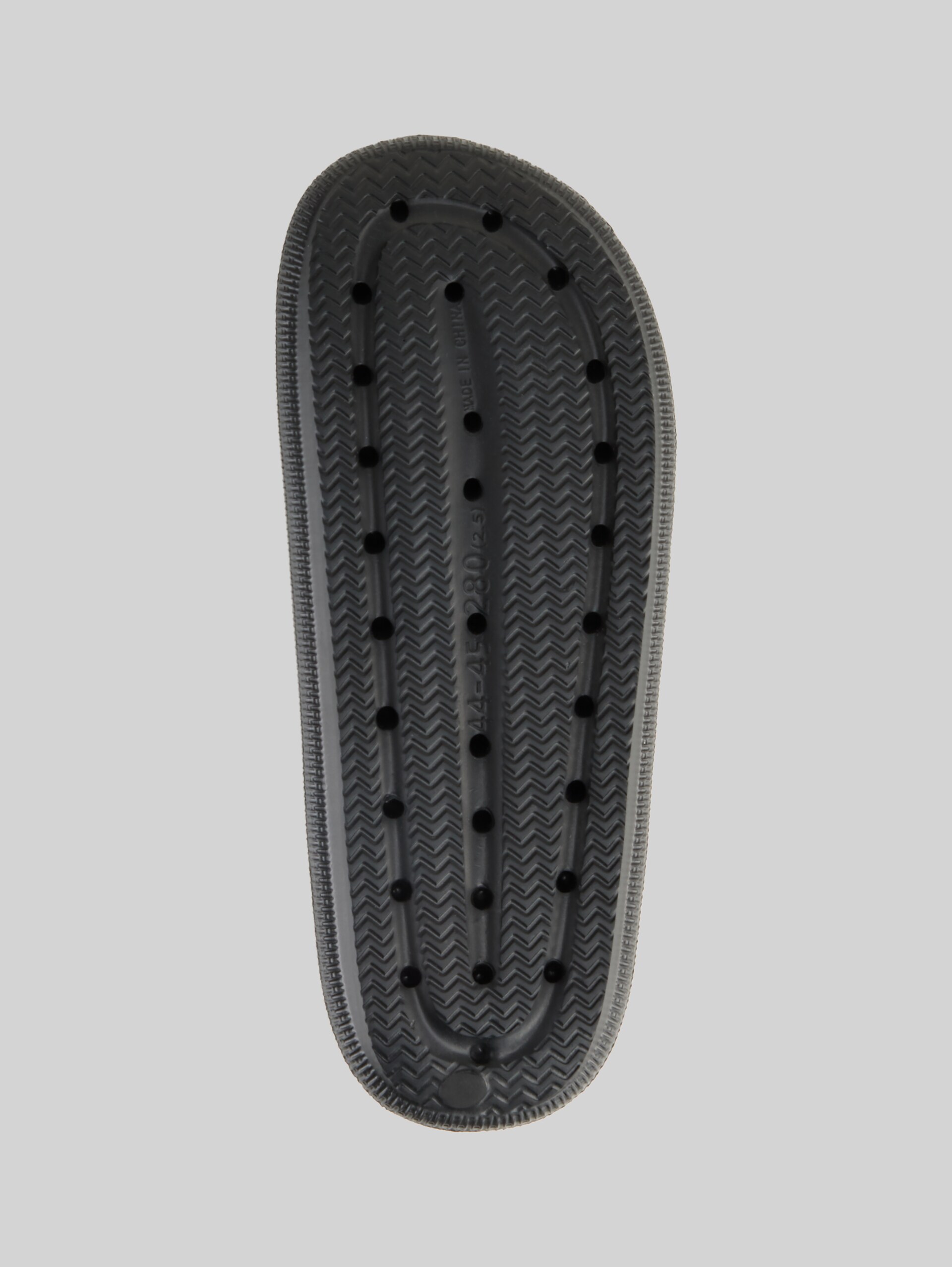 Slides with platform - black - Product view sole 