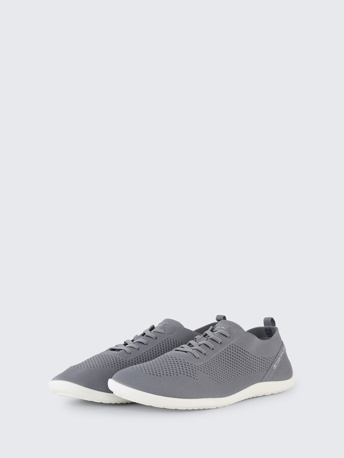 Lace-up shoes in fabric by Men, grey