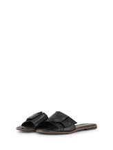 Ausgewählt, Flache Sandalen mit Schleifen-Detail von Tom Tailor, schwarz