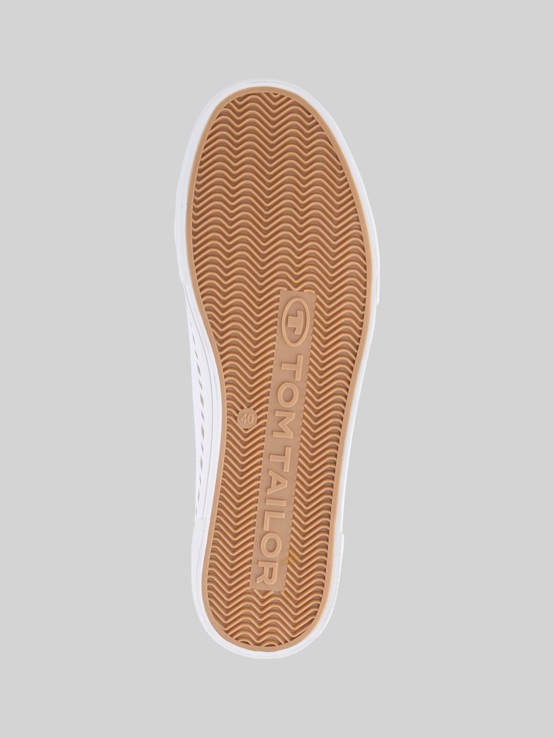 Lightweight trainers made from textile fabric - white - Product view sole 