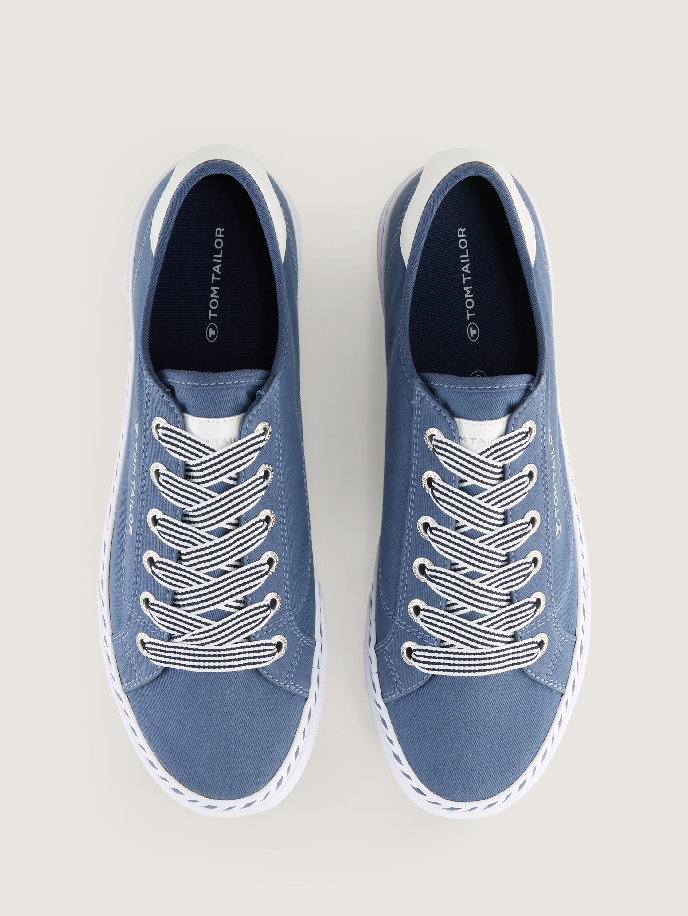 Leichter Sneaker aus Textilstoff - denim - 