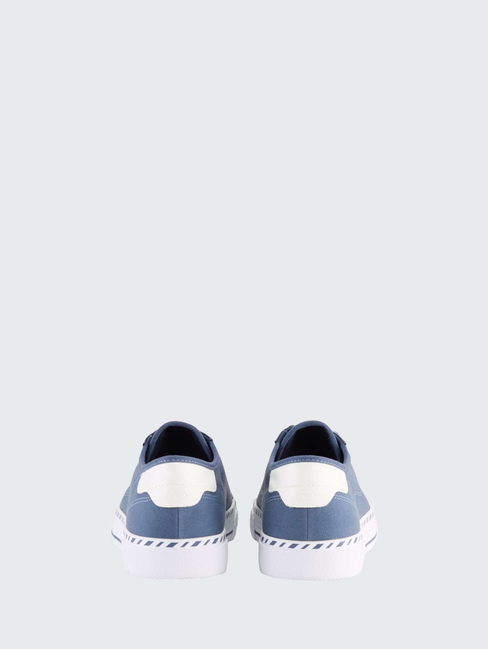 Leichter Sneaker aus Textilstoff - denim - Produkt-Rückansicht