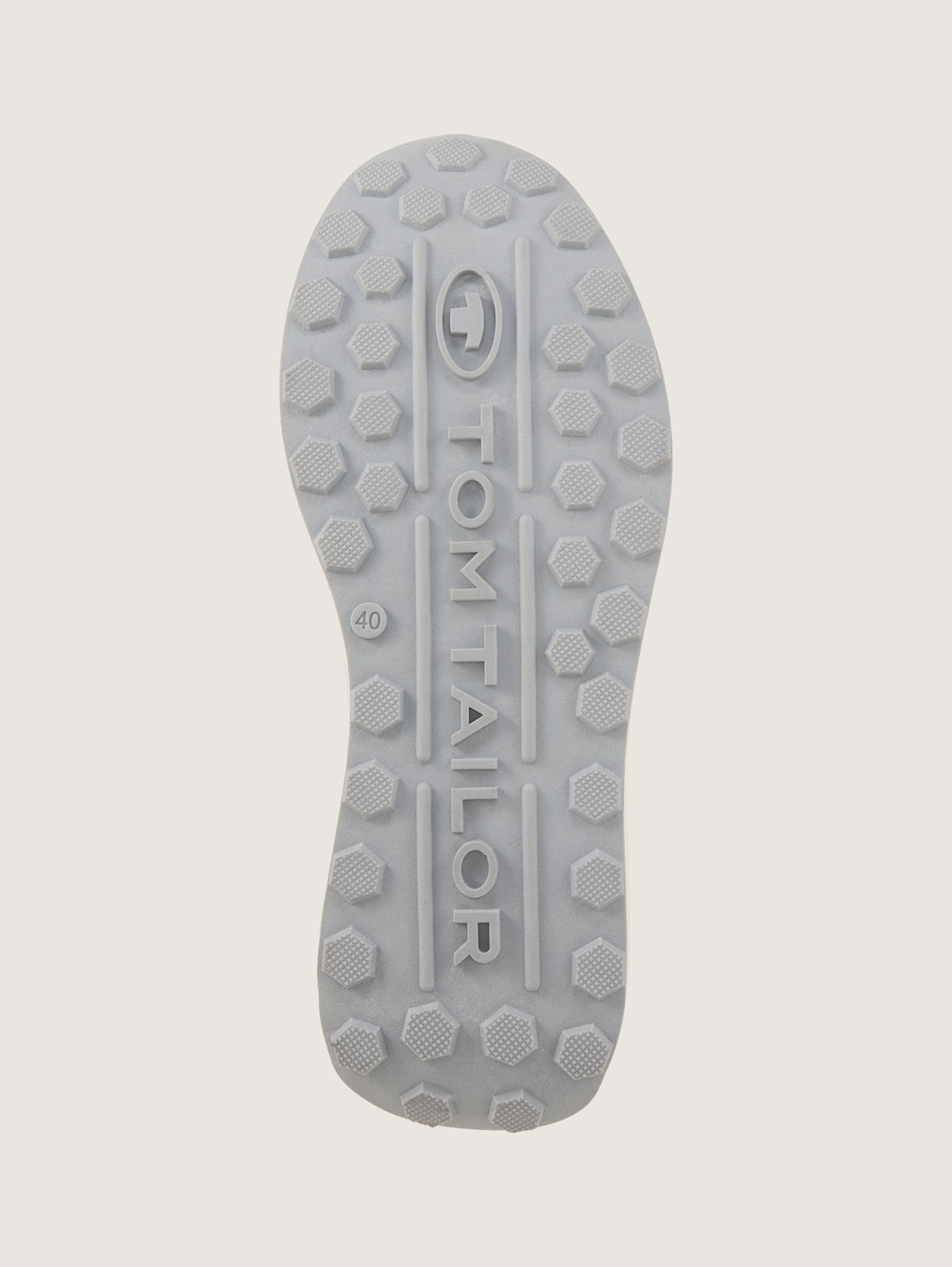 Sneaker mit Mesh-Einsatz - white - Produkt-Ansicht Sohle