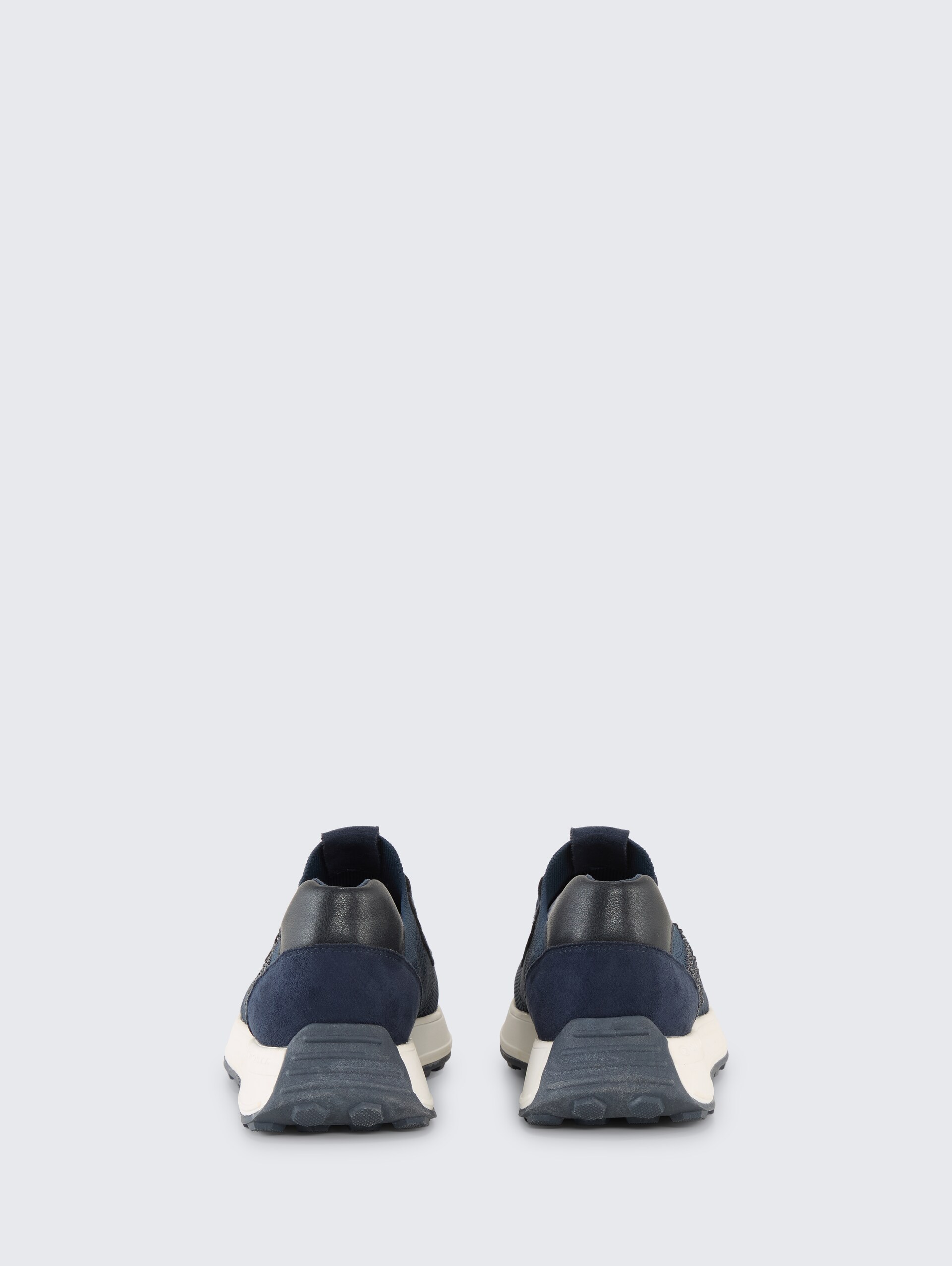 Sneaker mit Glitzer-Optik - navy - Produkt-Rückansicht