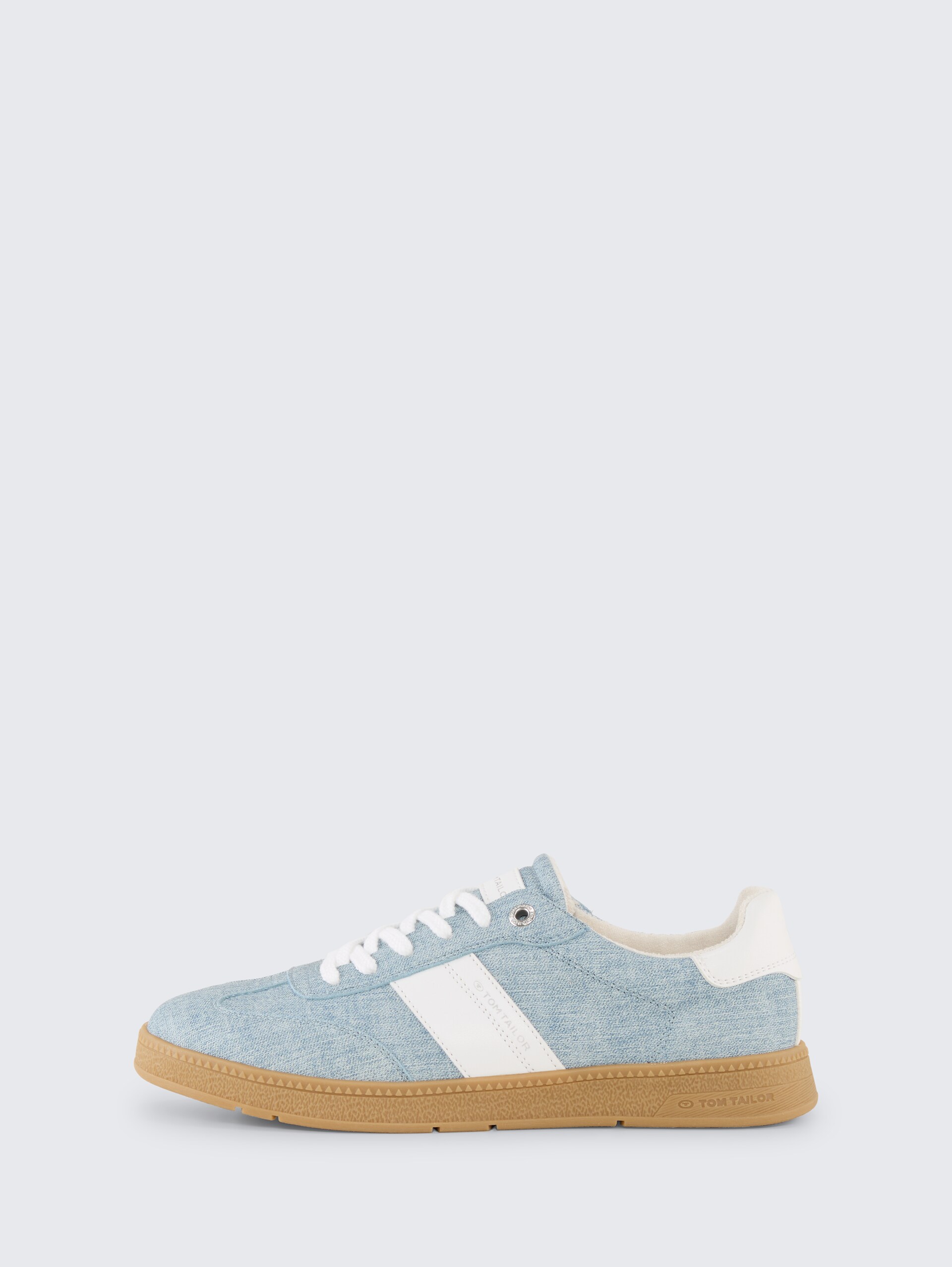 Sneaker in Jeans-Optik - Jeans-white - seitliche Produkt-Ansicht