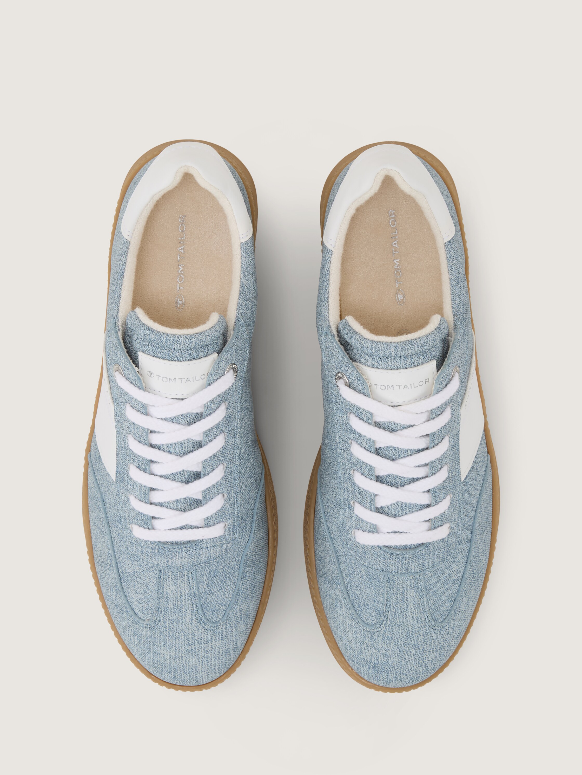 Sneaker in Jeans-Optik - jeanswhite - 