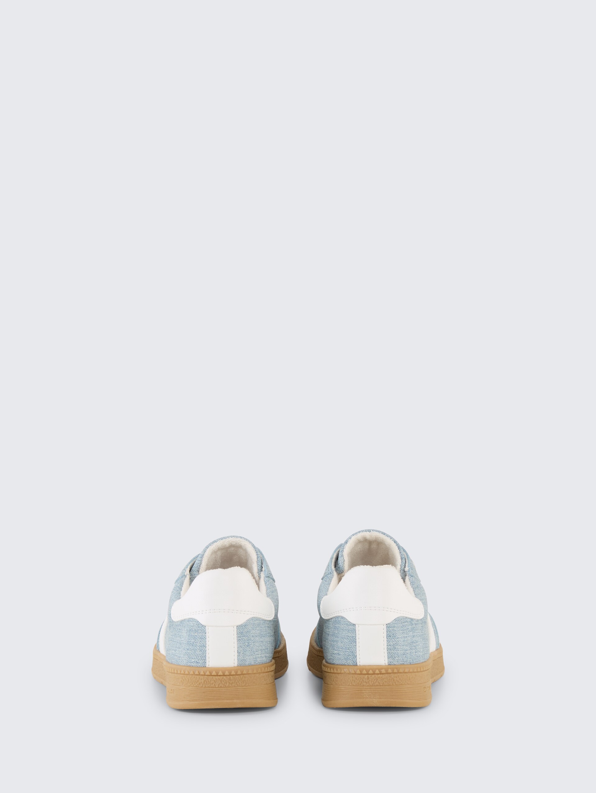 Sneaker in Jeans-Optik - Jeans-white - Produkt-Rückansicht