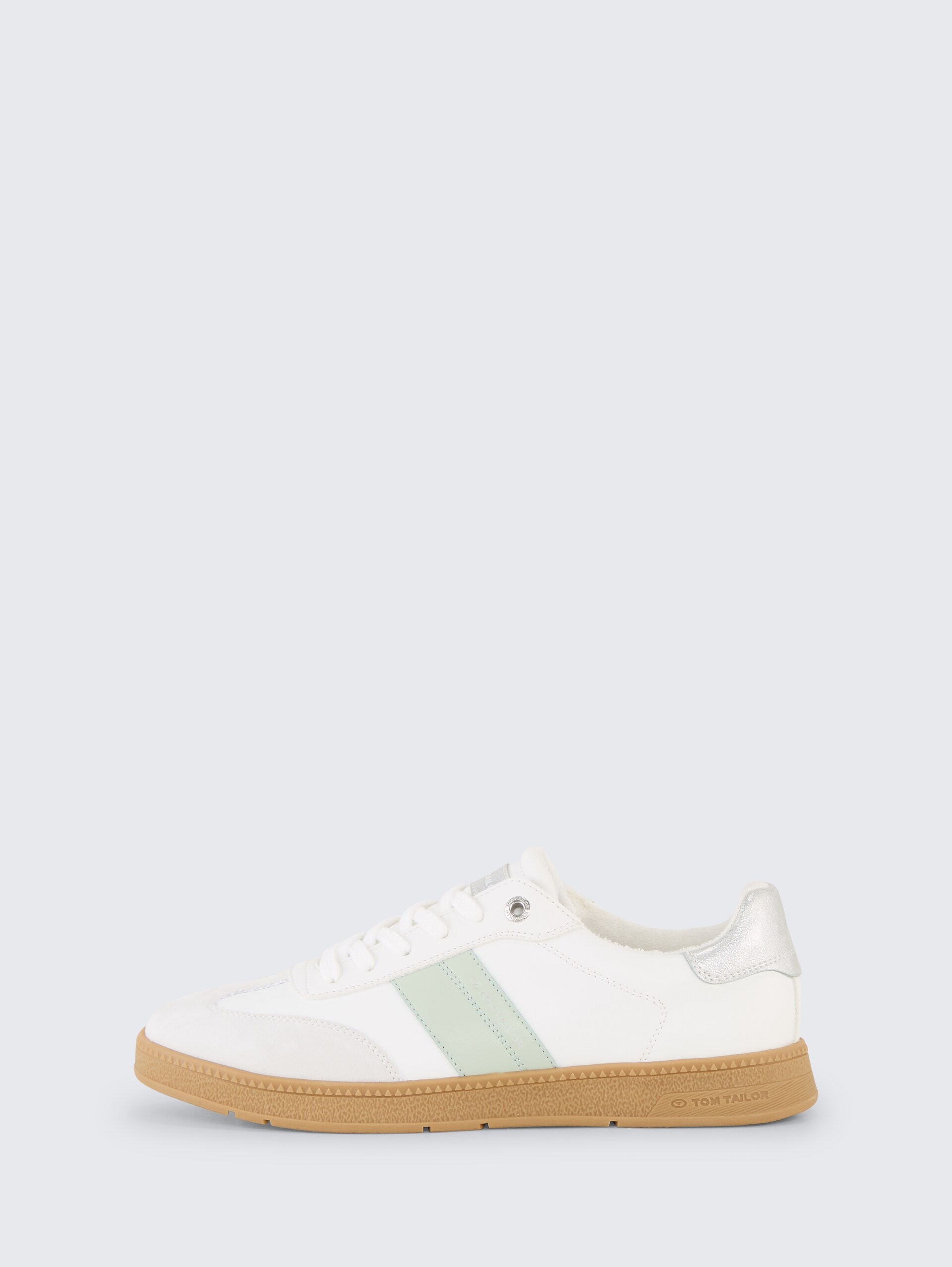 Sneakers met colourblocking - white-mint - zijaanzicht product