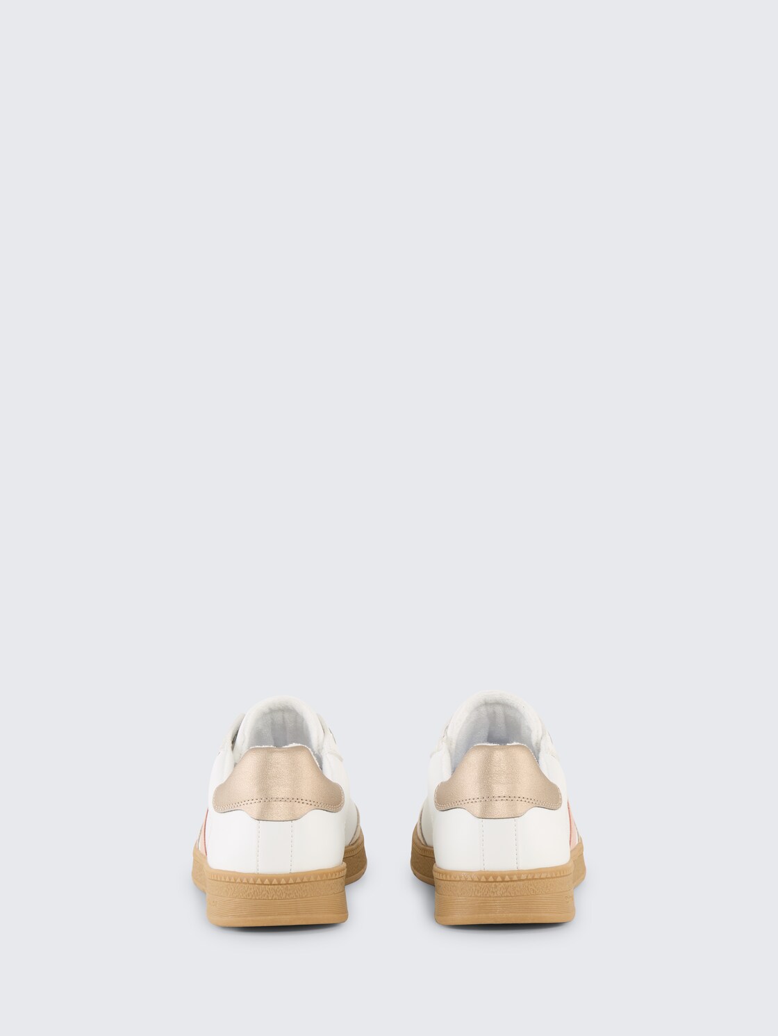 Sneaker mit Colour-Blocking - white-nude - Produkt-Rückansicht