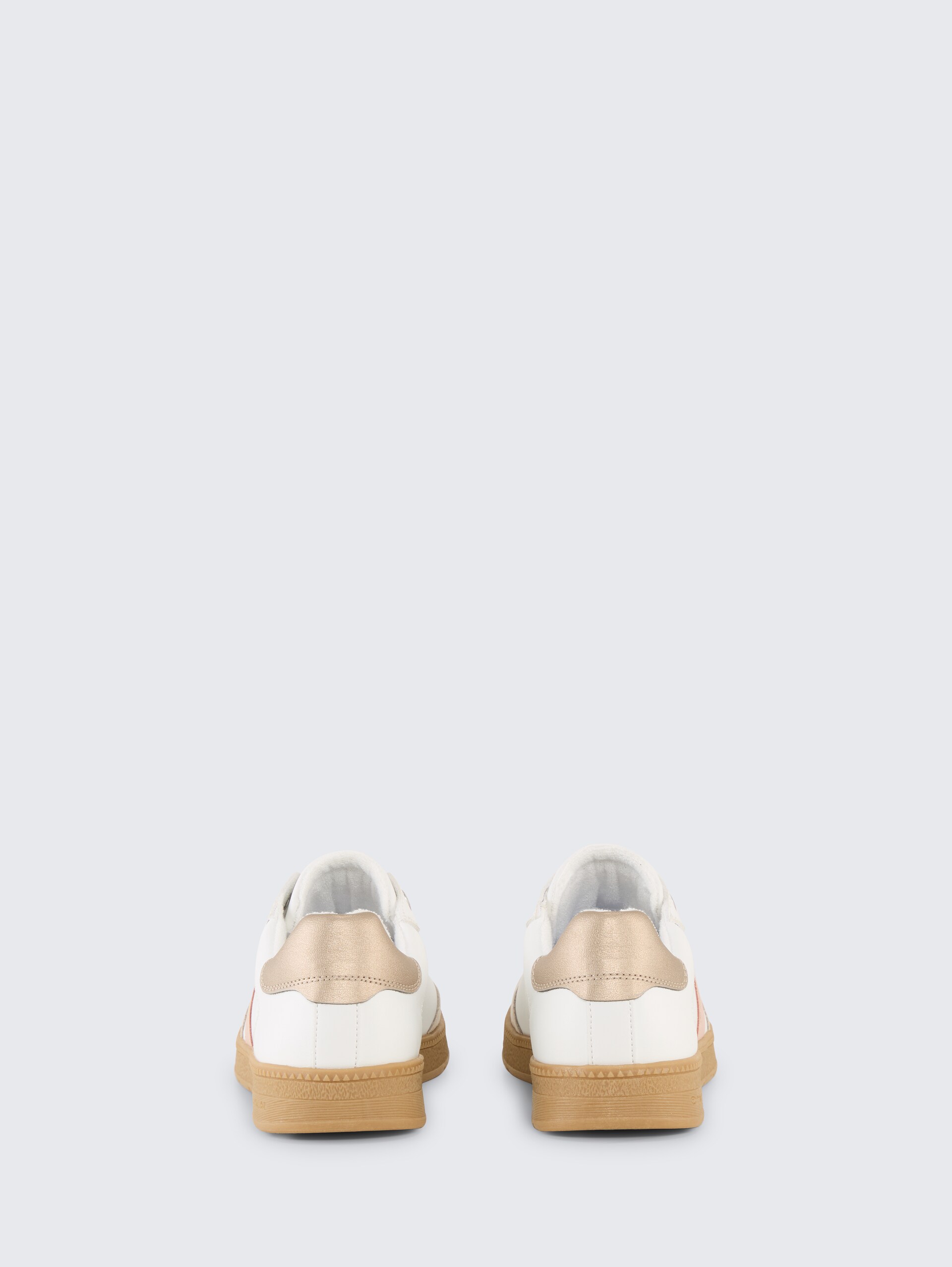 Sneakers met colourblocking - white-nude - Achteraanzicht product