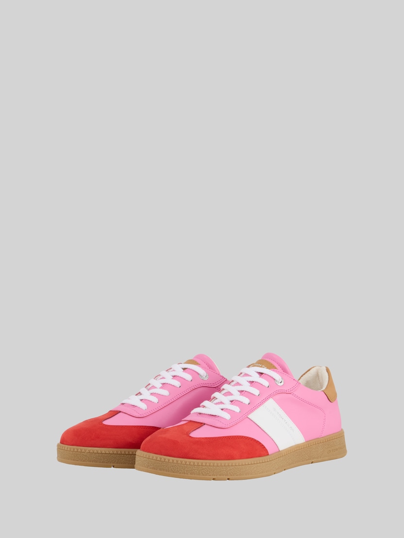 Sneaker mit Colour-Blocking von Women, red-rose